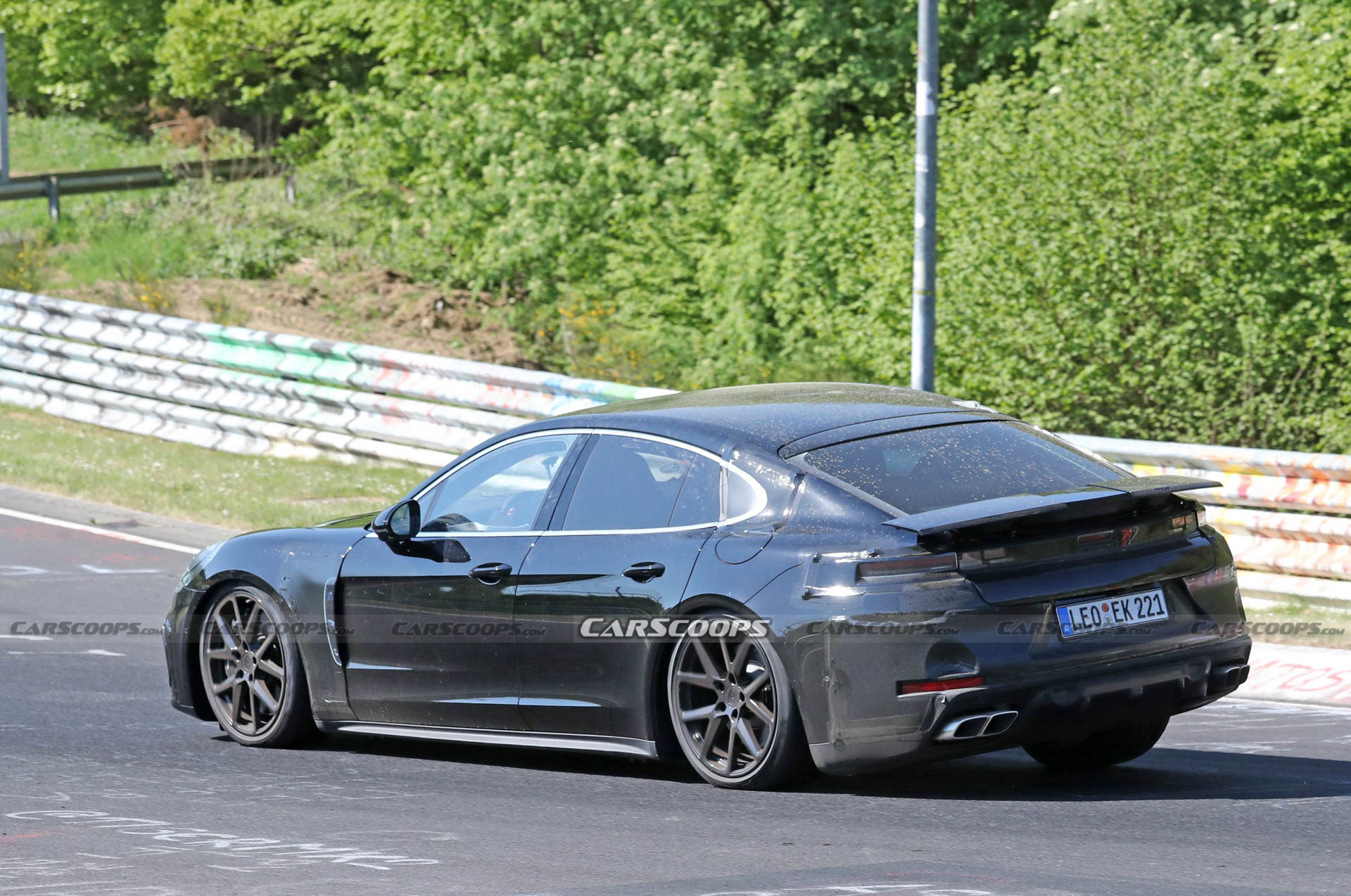 2024 Porsche Panamera And Turbo Prototypes Playing Tag At The Nürburgring