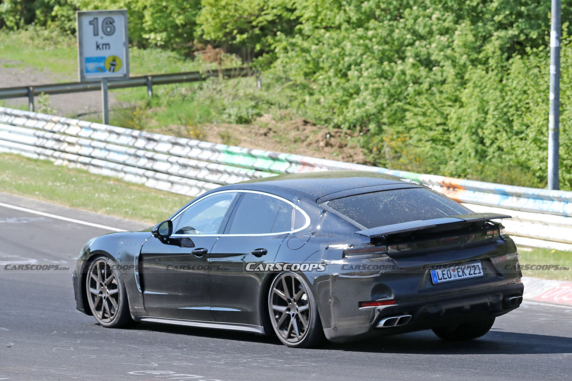 2024 Porsche Panamera And Turbo Prototypes Playing Tag At The Nürburgring