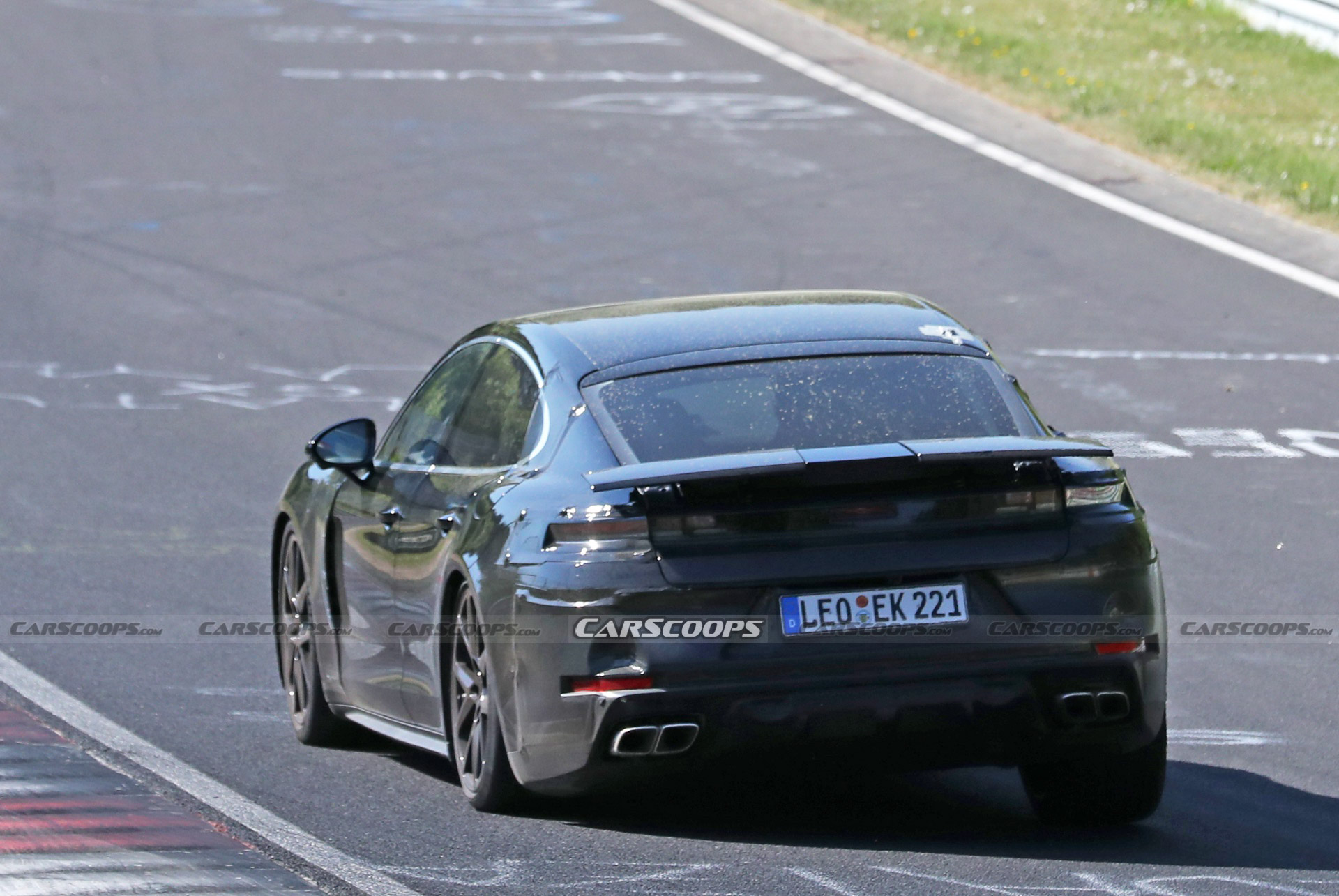 2024 Porsche Panamera And Turbo Prototypes Playing Tag At The Nürburgring