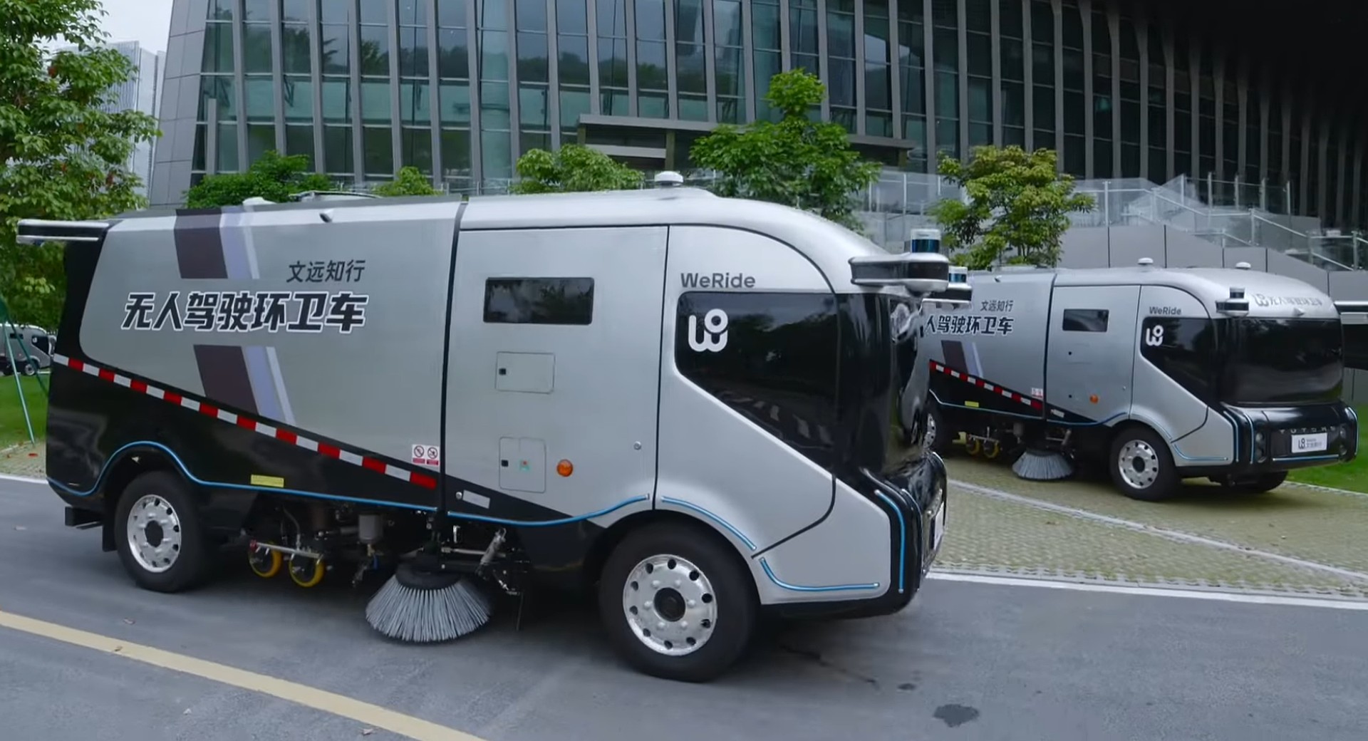 The Robosweeper Is An Autonomous EV Truck Designed To Clean And Sanitize Public Roads