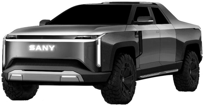 This Electric Truck Comes From A Chinese Company That Makes Cranes And Excavators