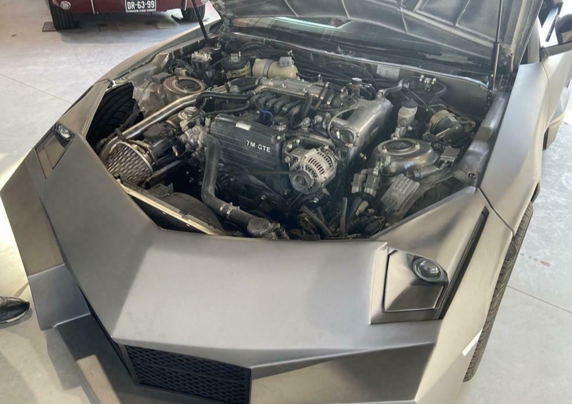 This 1990 Toyota Supra Wants To Identify As A Lamborghini Reventon