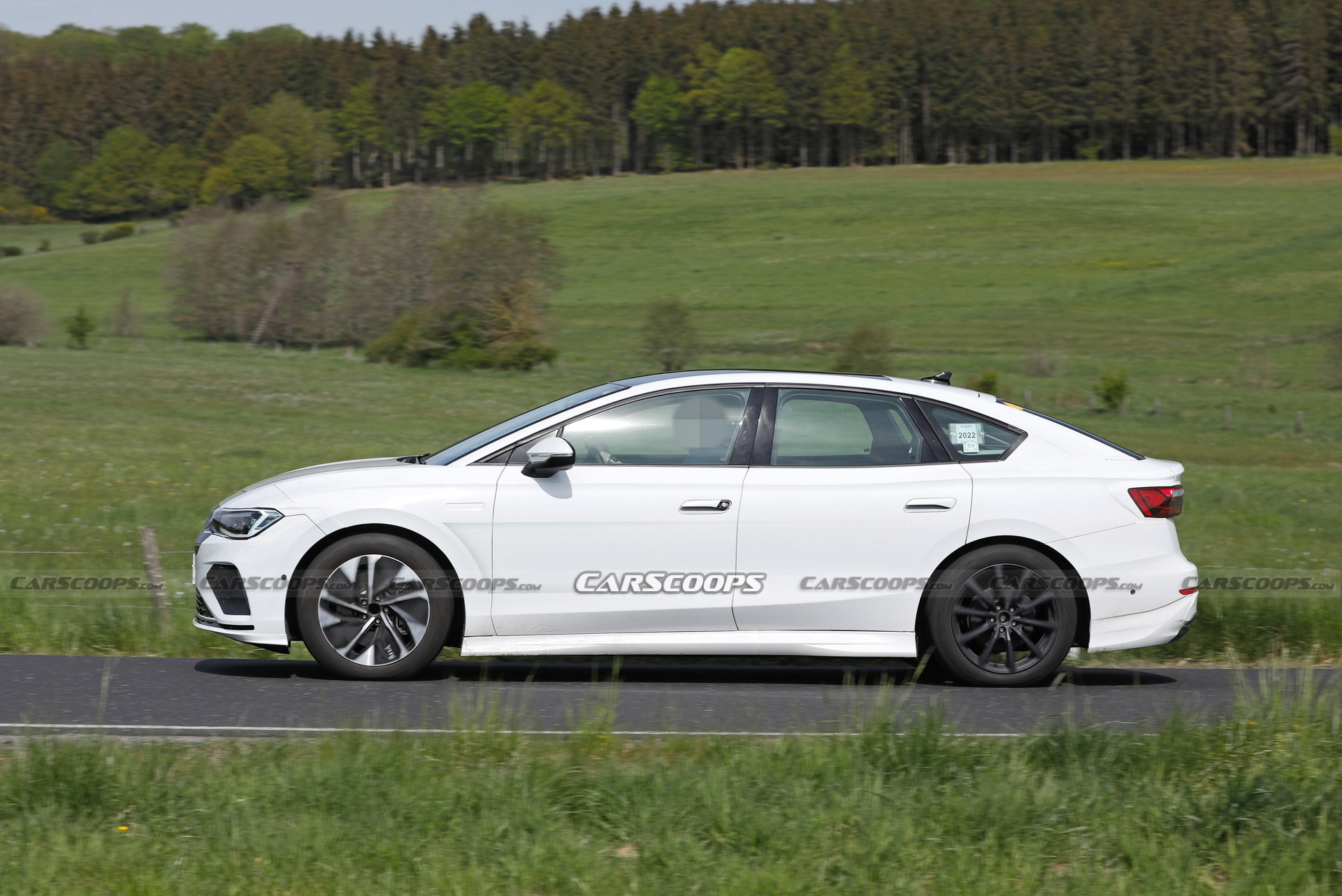 VW Aero B Electric Sedan Spotted Again Testing Out On German Roads