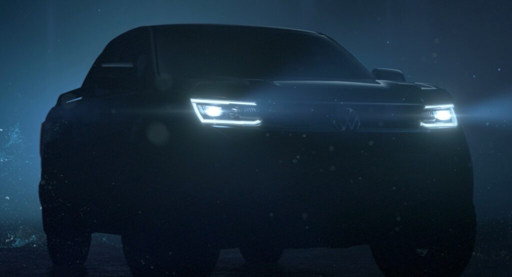  VW Amarok’s Latest Teaser Focuses On Its Clever Headlight Tech