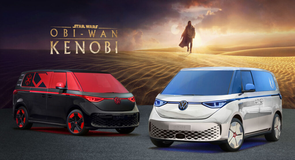 VW Light And Dark Obi Wan Kenobi-Themed ID. Buzz Specials Celebrate New Star Wars TV Show
