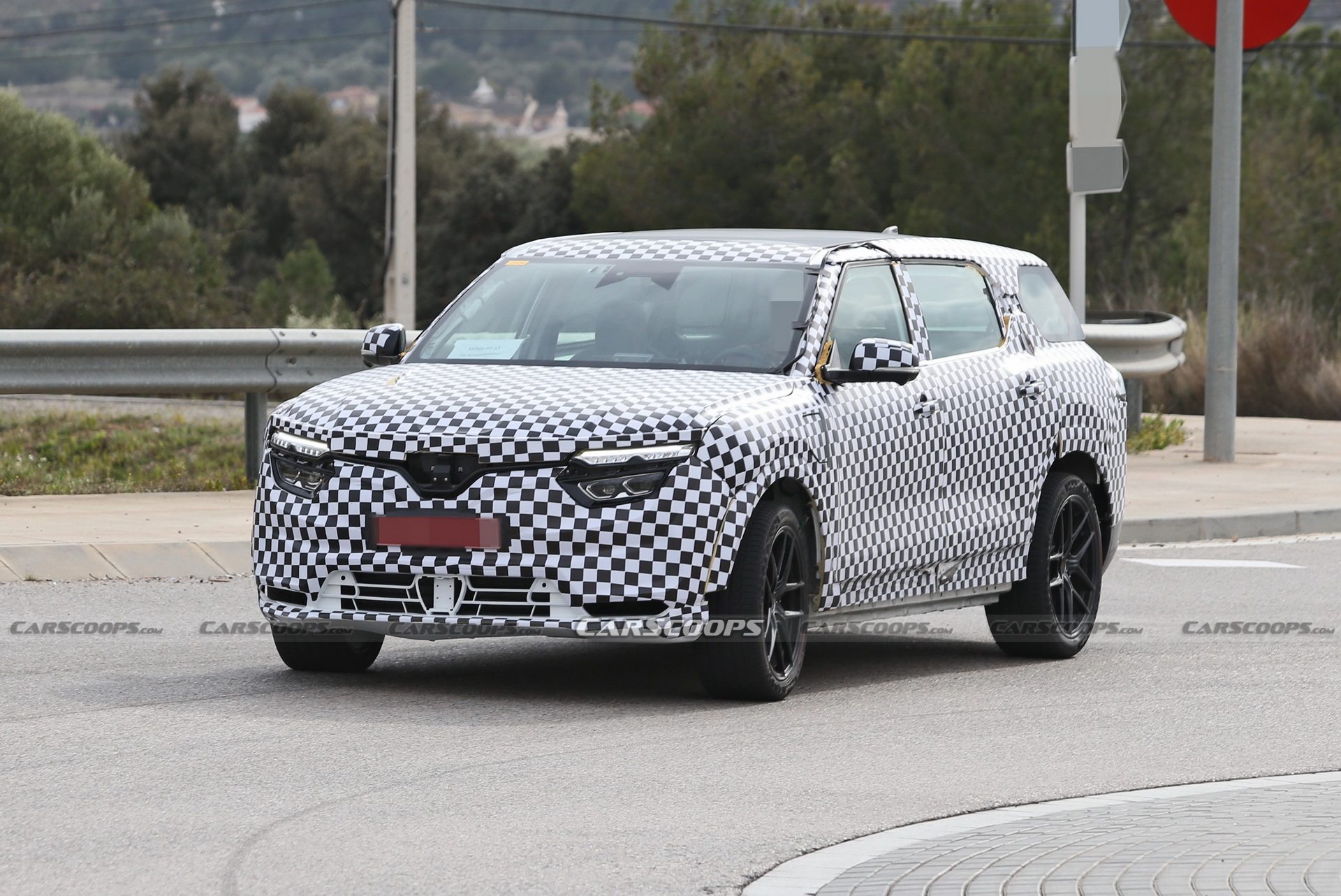 VinFast Is Testing A Rather Odd-Looking VF 9 In Europe