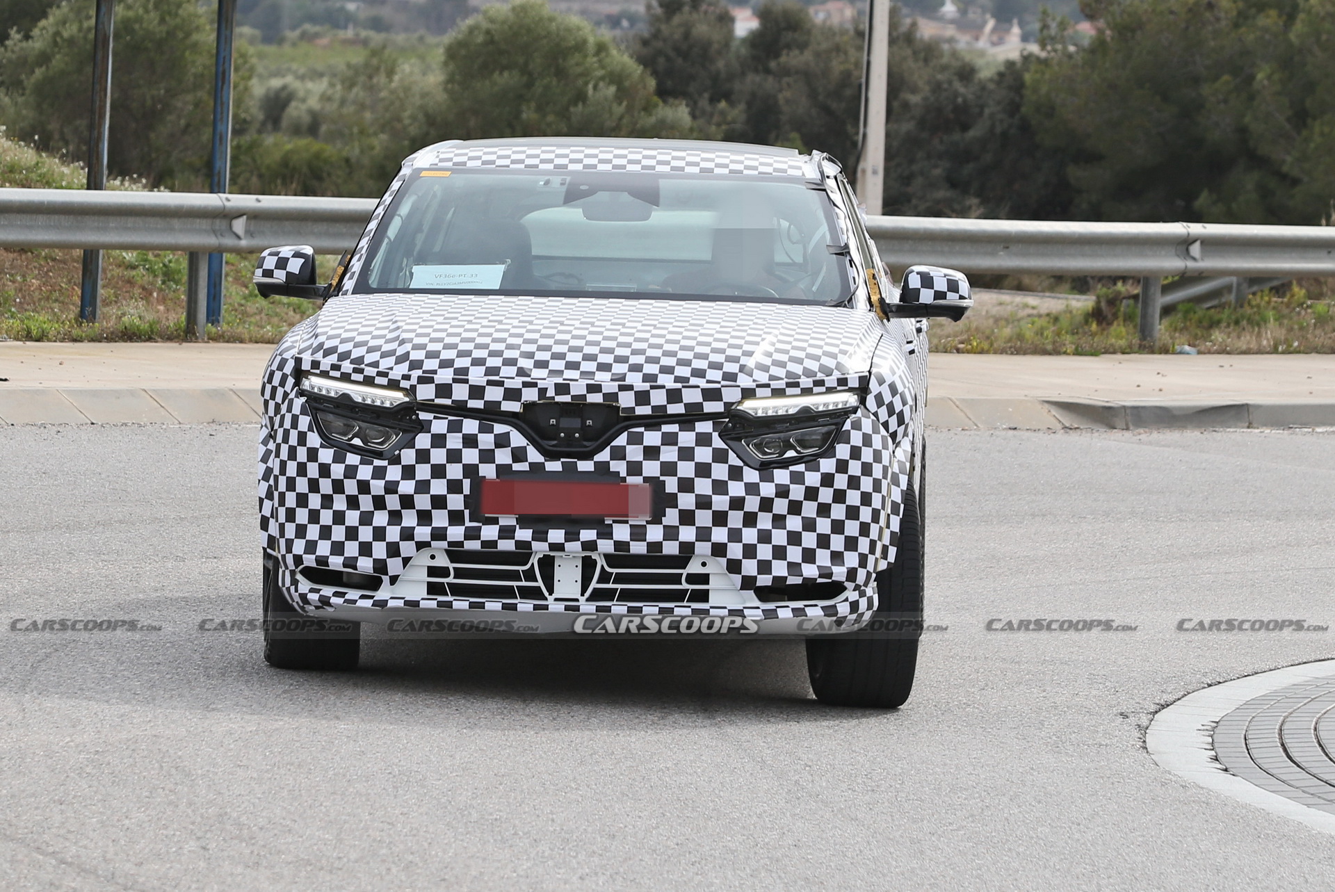 VinFast Is Testing A Rather Odd-Looking VF 9 In Europe