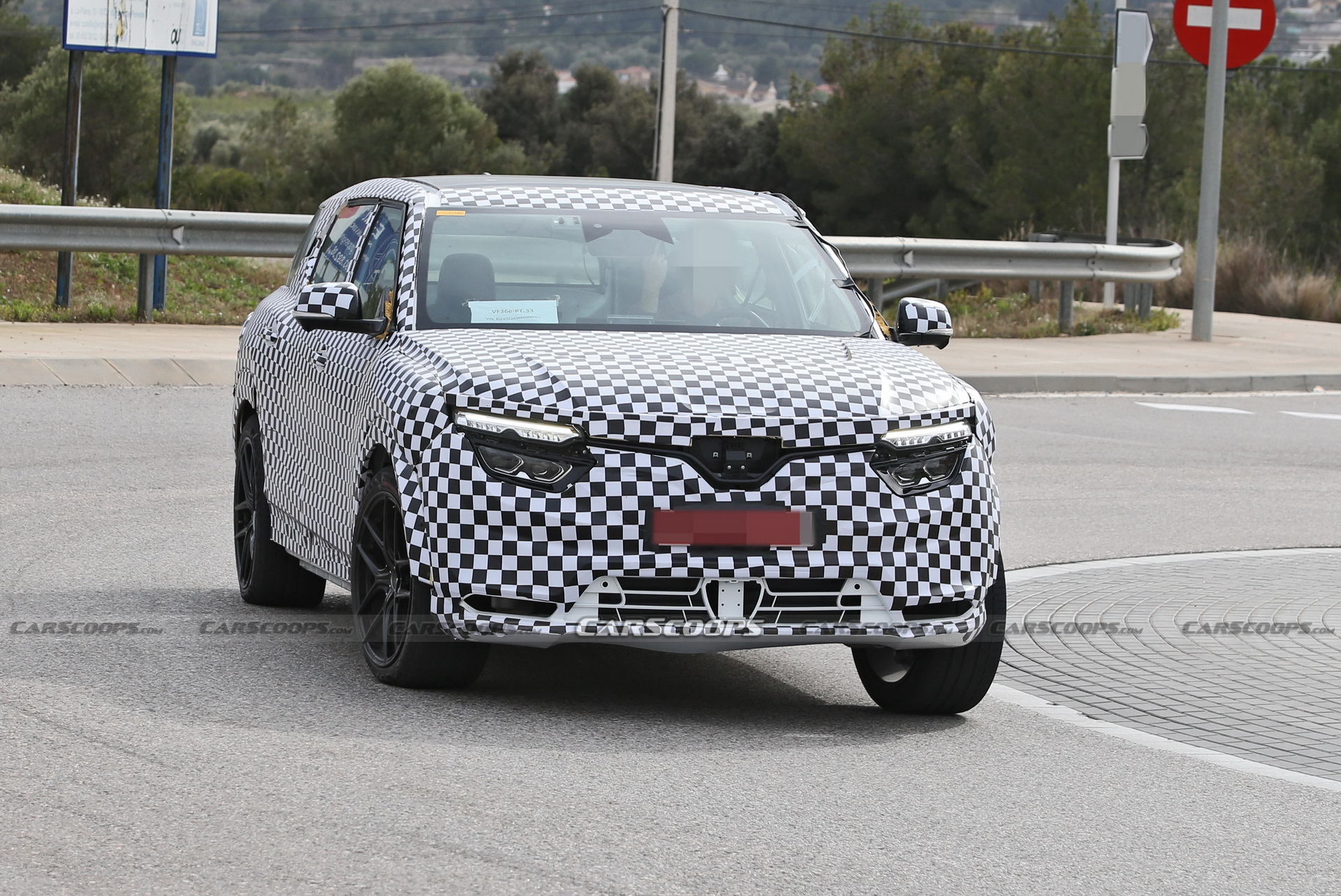 VinFast Is Testing A Rather Odd-Looking VF 9 In Europe