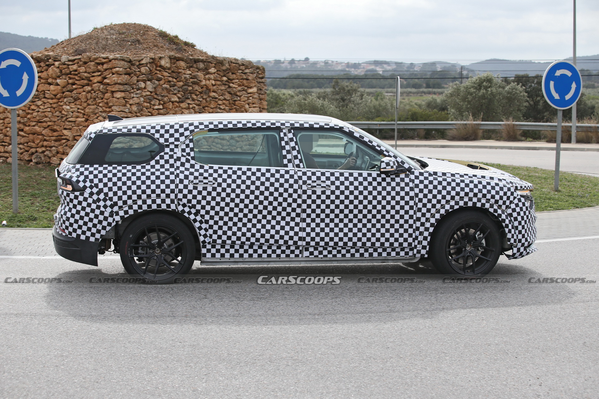 VinFast Is Testing A Rather Odd-Looking VF 9 In Europe