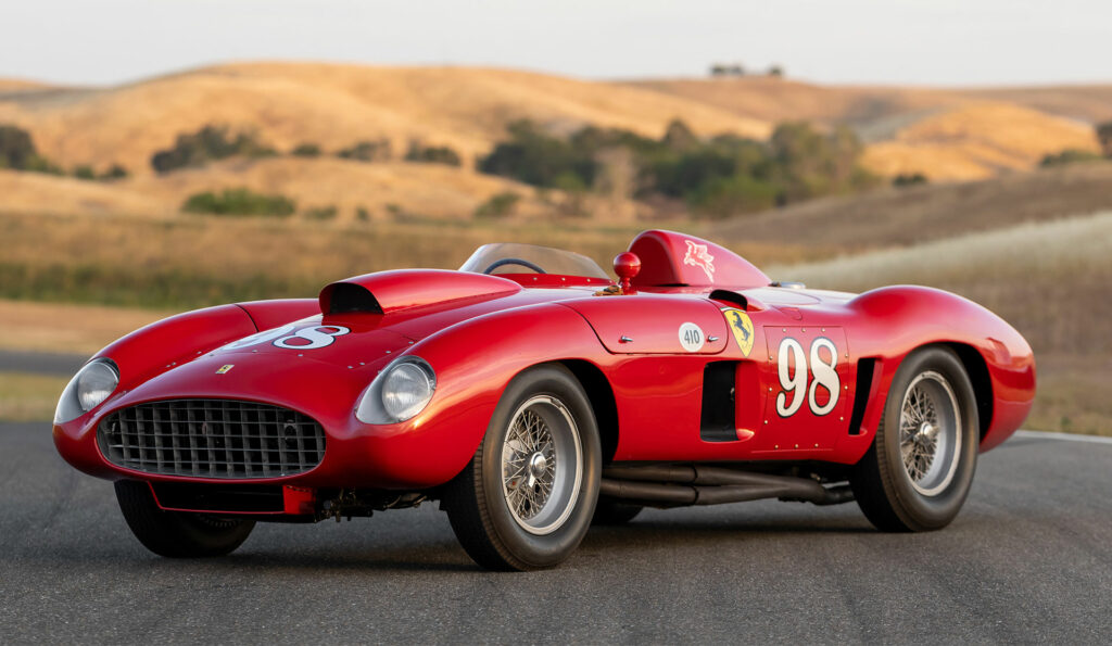 1955 Ferrari 410 Sport Spider Was Driven By Fangio And Shelby