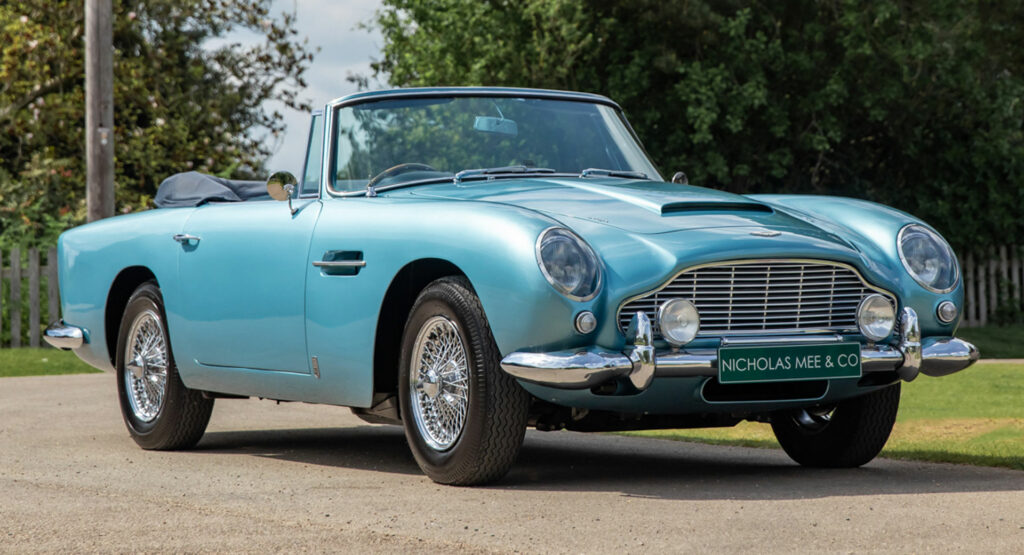  David Brown’s Aston Martin DB5 Convertible Is Up For Sale For The First Time In Nearly 30 Years