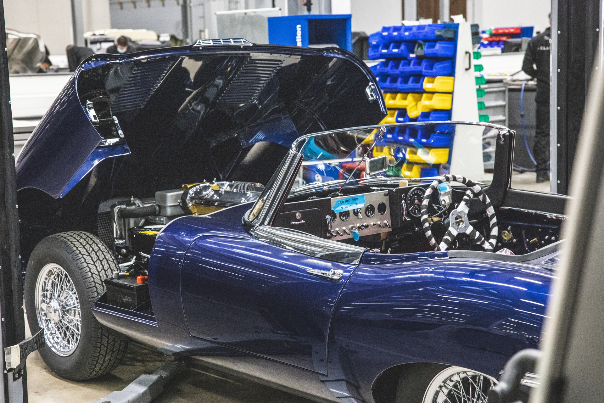 Check Out This 1965 E-Type Roadster With Bespoke Paint And Other Goodies From Jaguar Classic