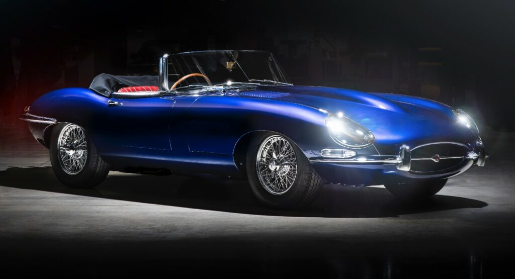  Check Out This 1965 E-Type Roadster With Bespoke Paint And Other Goodies From Jaguar Classic