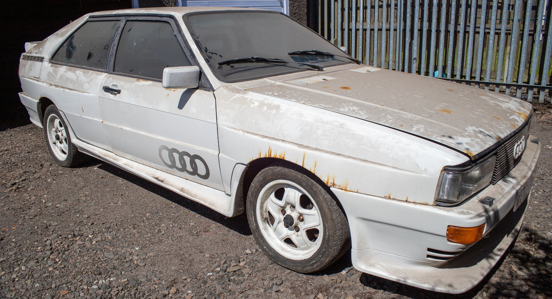 Someone Left A 1982 Audi Quattro Turbo To Rot In A Barn For Nearly 30 Years