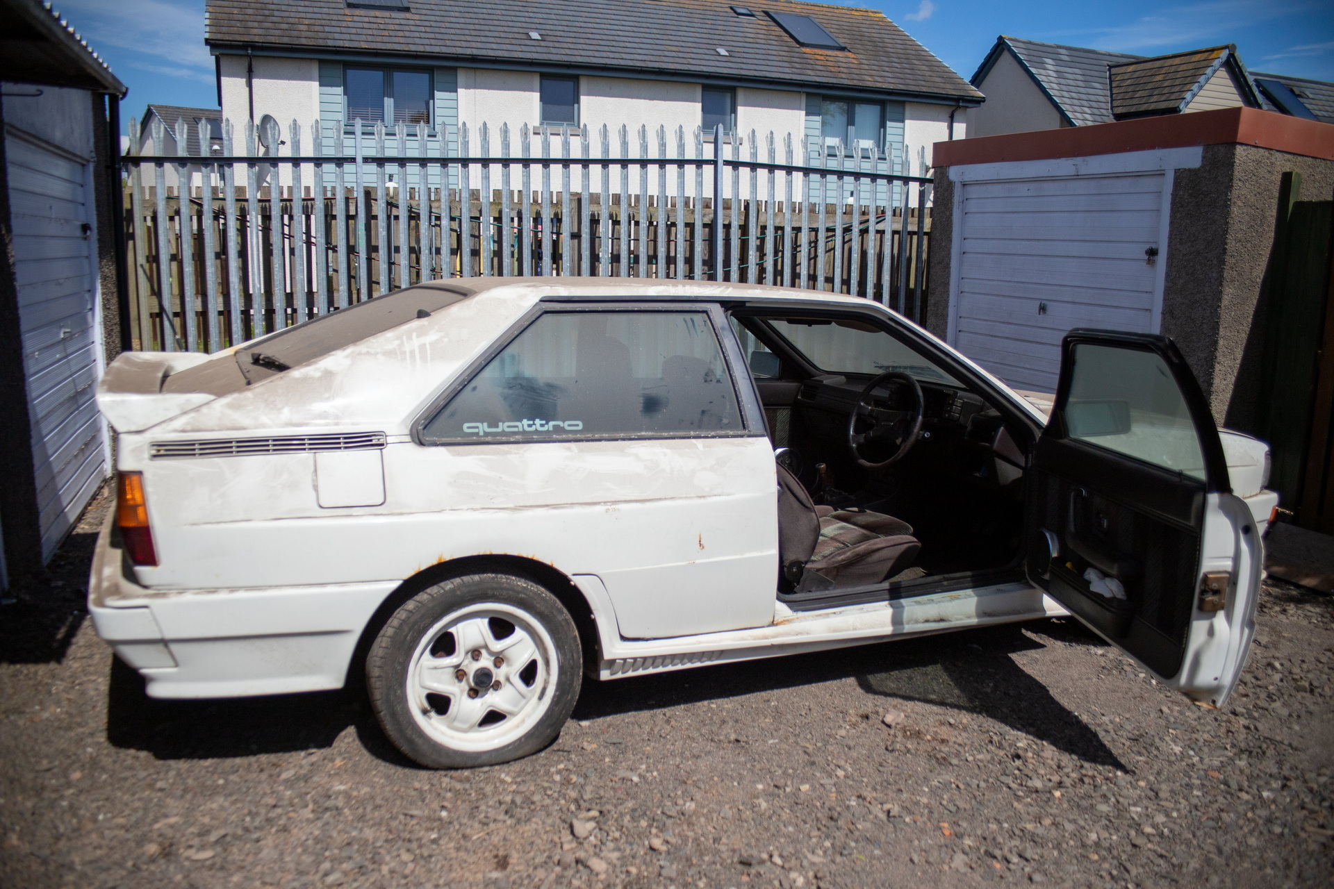 Someone Left A 1982 Audi Quattro Turbo To Rot In A Barn For Nearly 30 Years