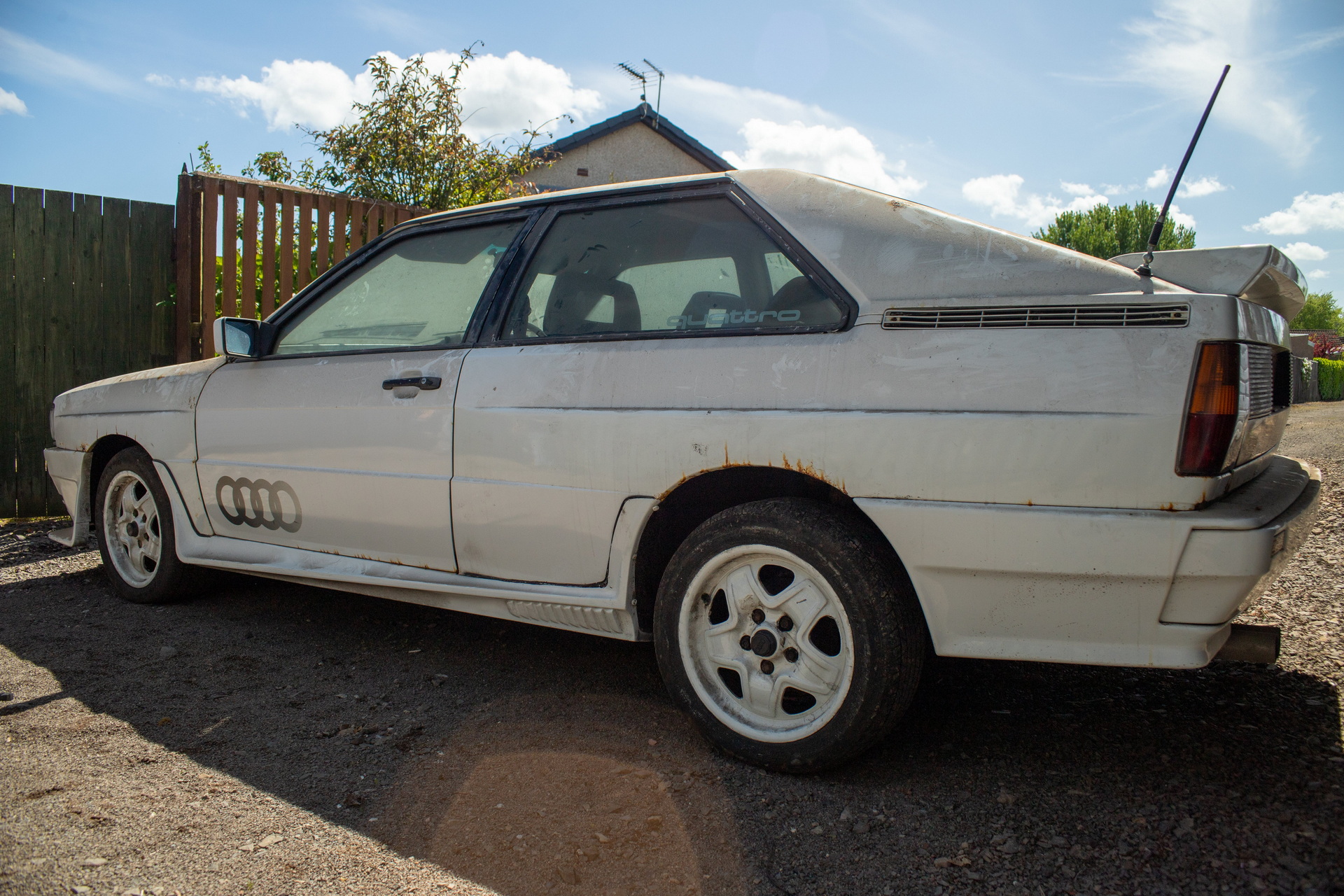 Someone Left A 1982 Audi Quattro Turbo To Rot In A Barn For Nearly 30 Years