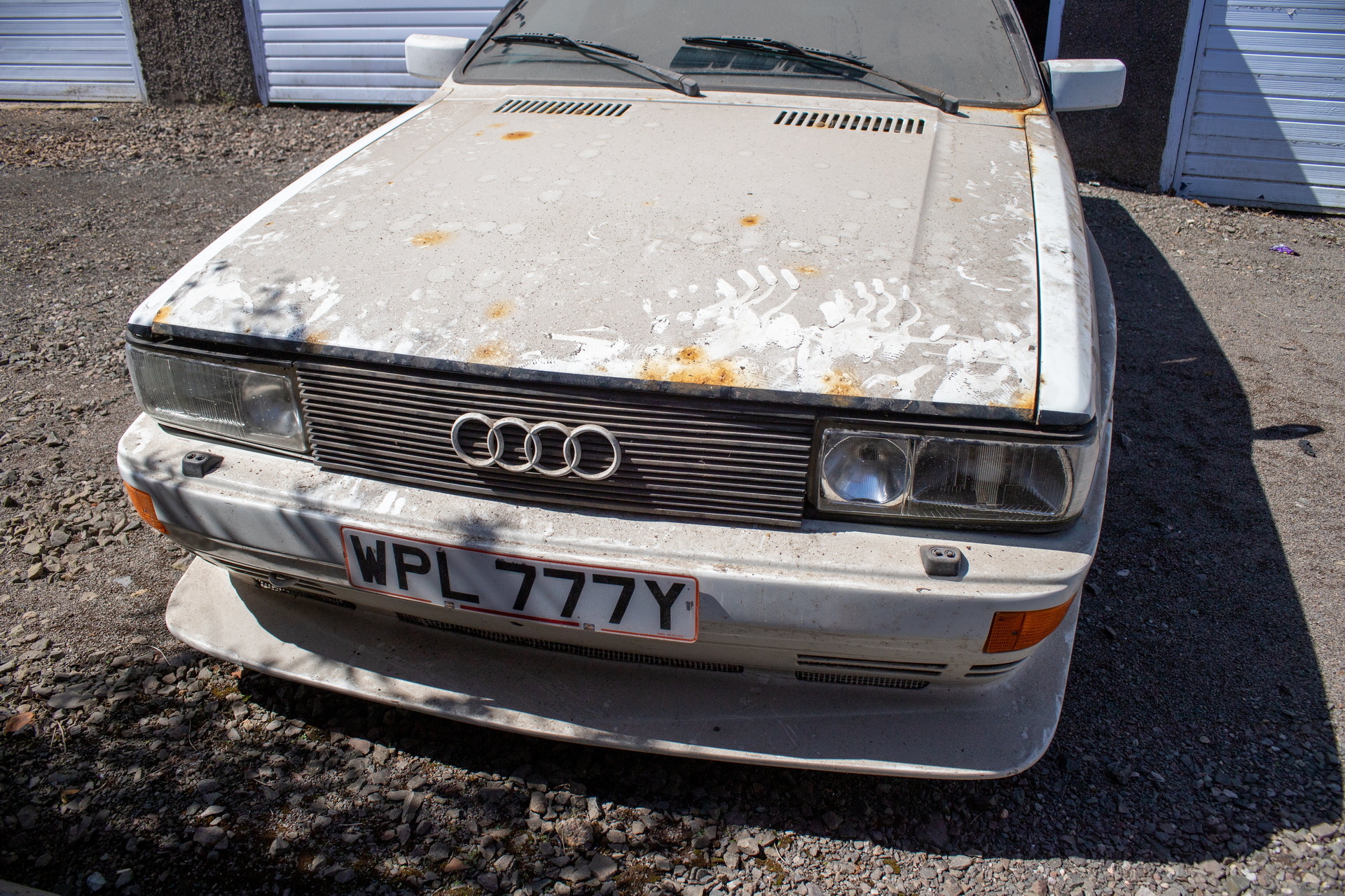 Someone Left A 1982 Audi Quattro Turbo To Rot In A Barn For Nearly 30 Years