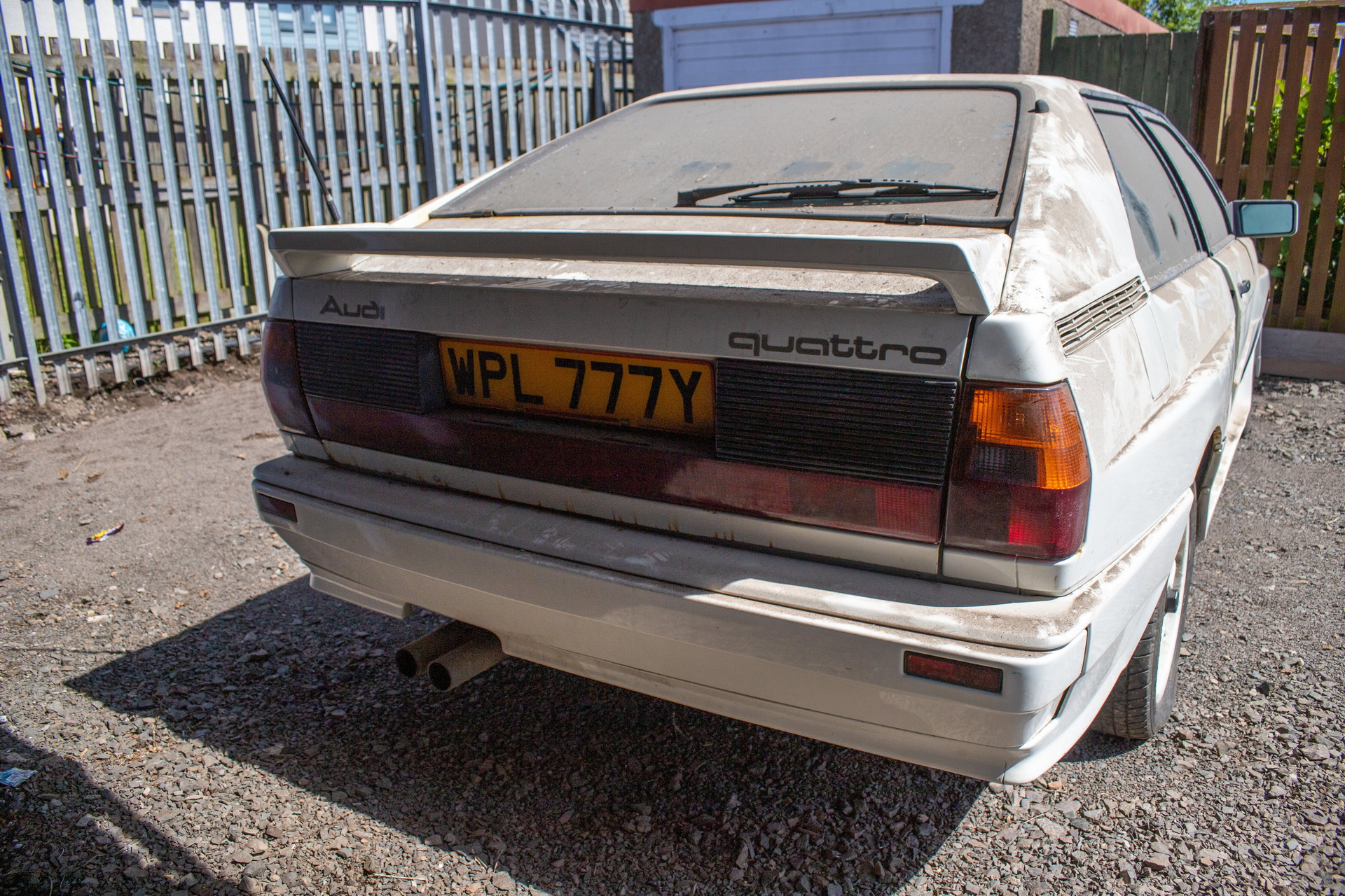 Someone Left A 1982 Audi Quattro Turbo To Rot In A Barn For Nearly 30 Years