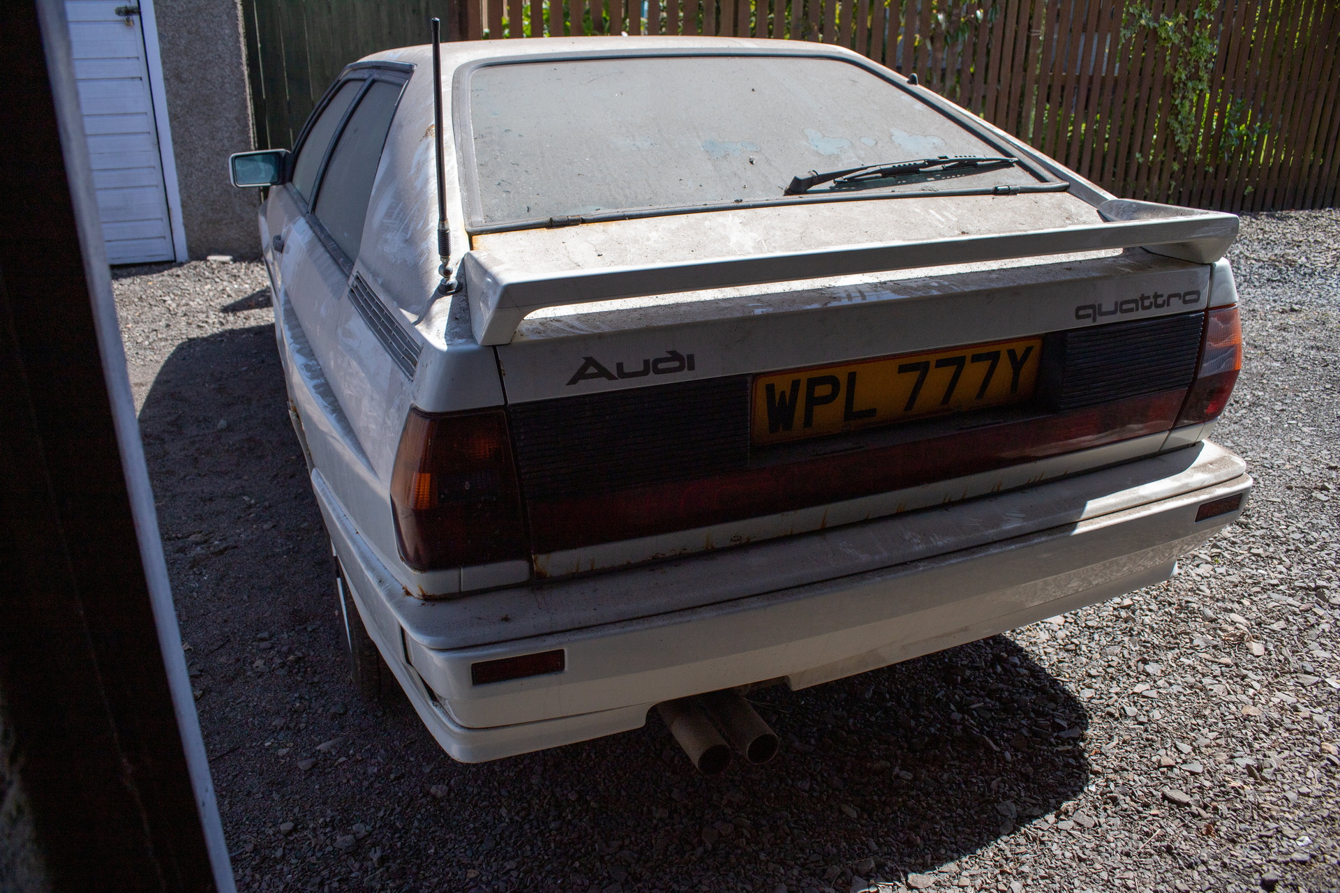 Someone Left A 1982 Audi Quattro Turbo To Rot In A Barn For Nearly 30 Years