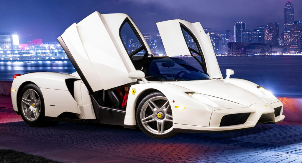  World’s Only White Ferrari Enzo Has Come Out Of Hiding And Is Hitting The Market