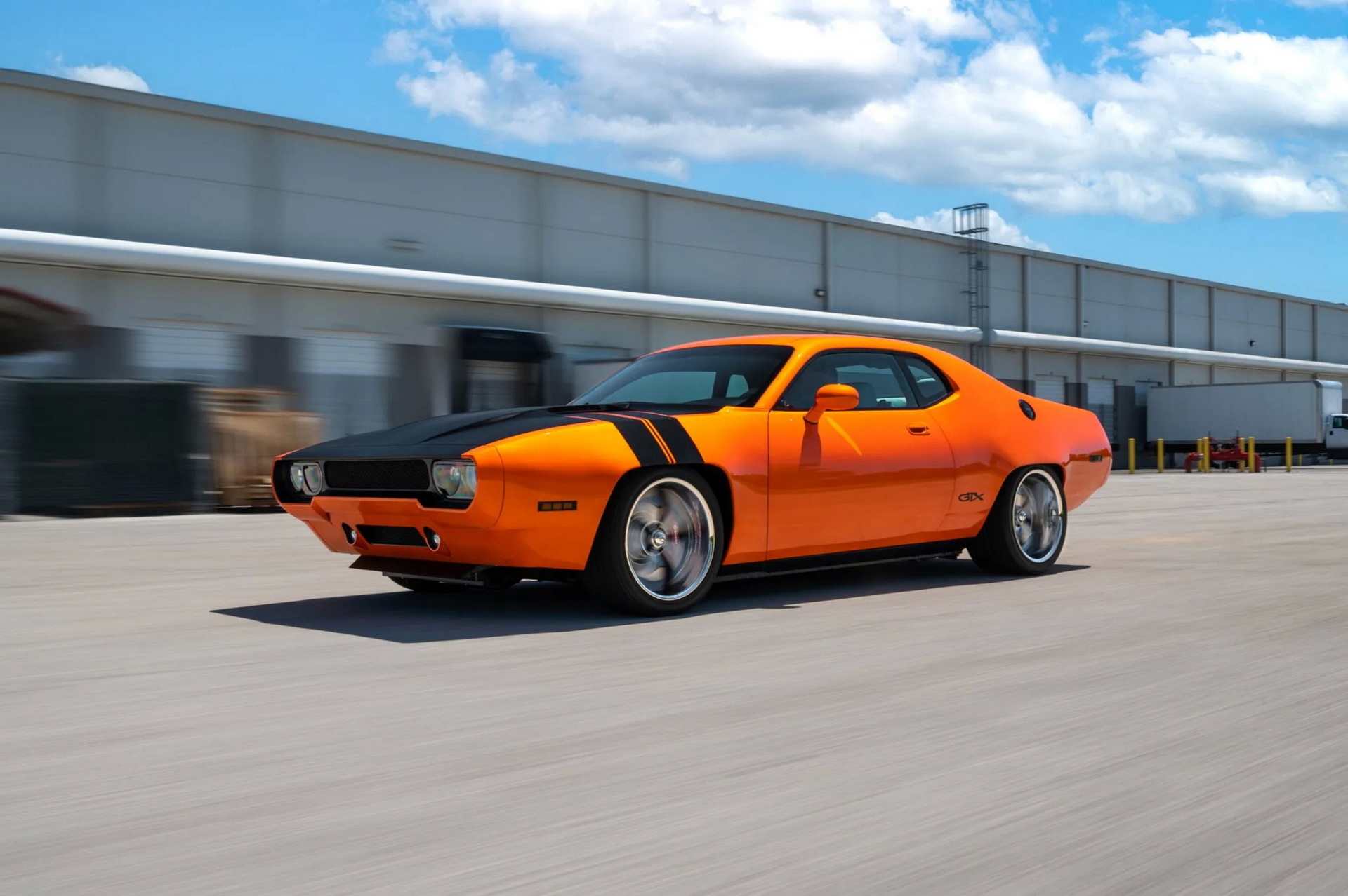 This 2010 Dodge Challenger Was Retromodded Into A 1971 Plymouth GTX