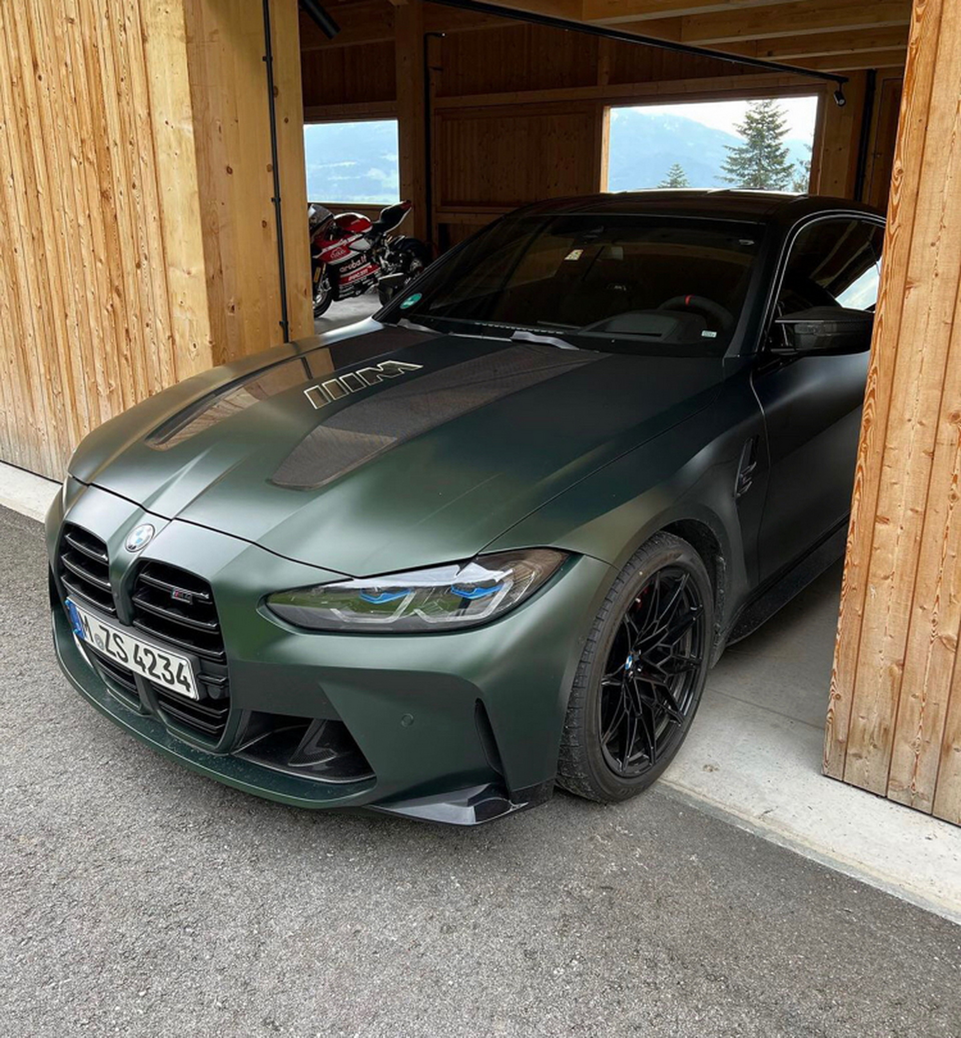 Former BMW M Boss Shows Off M4 With M-Shaped See-Through Hood