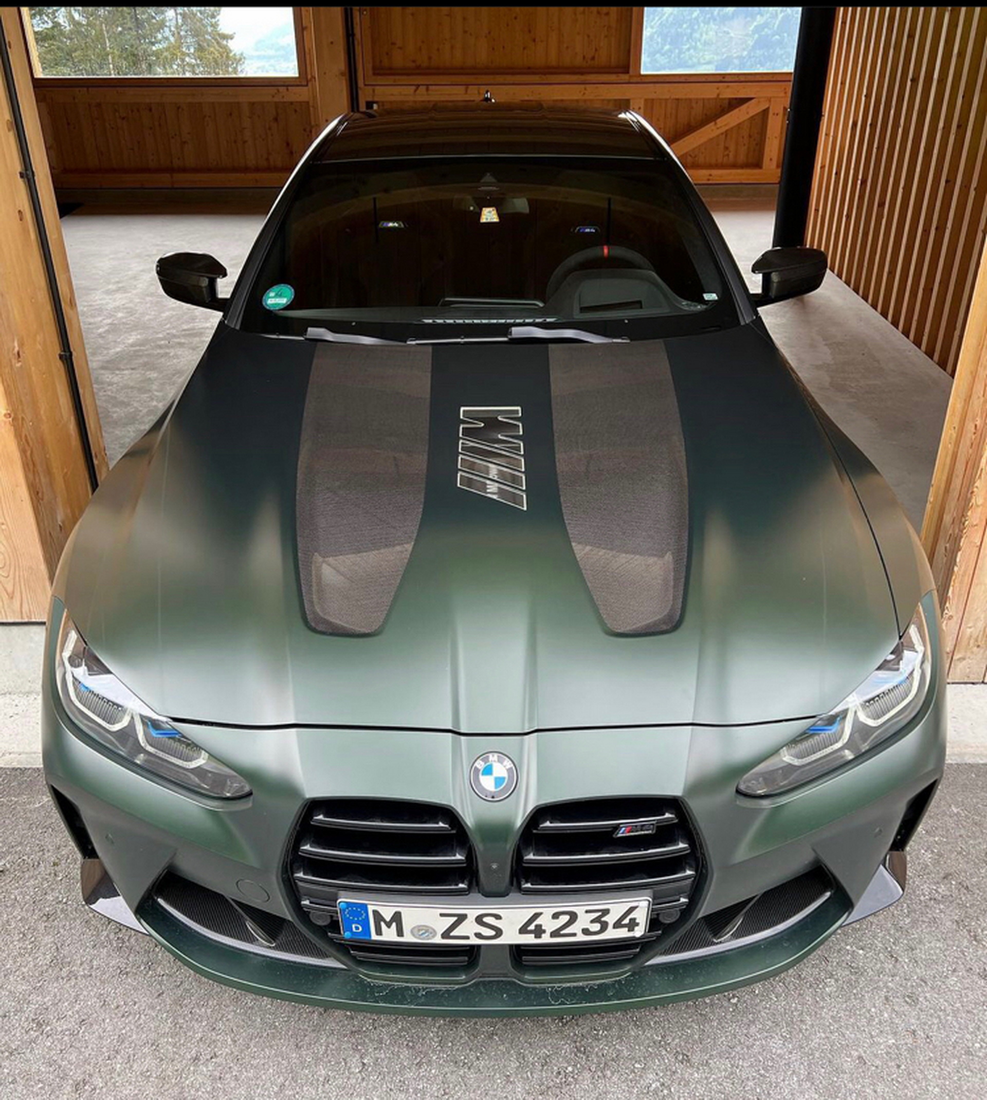 Former BMW M Boss Shows Off M4 With M-Shaped See-Through Hood