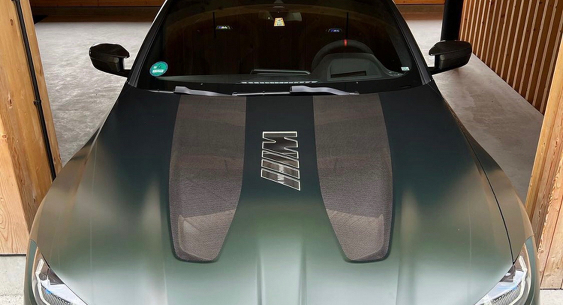 Former BMW M Boss Shows Off M4 With M-Shaped See-Through Hood