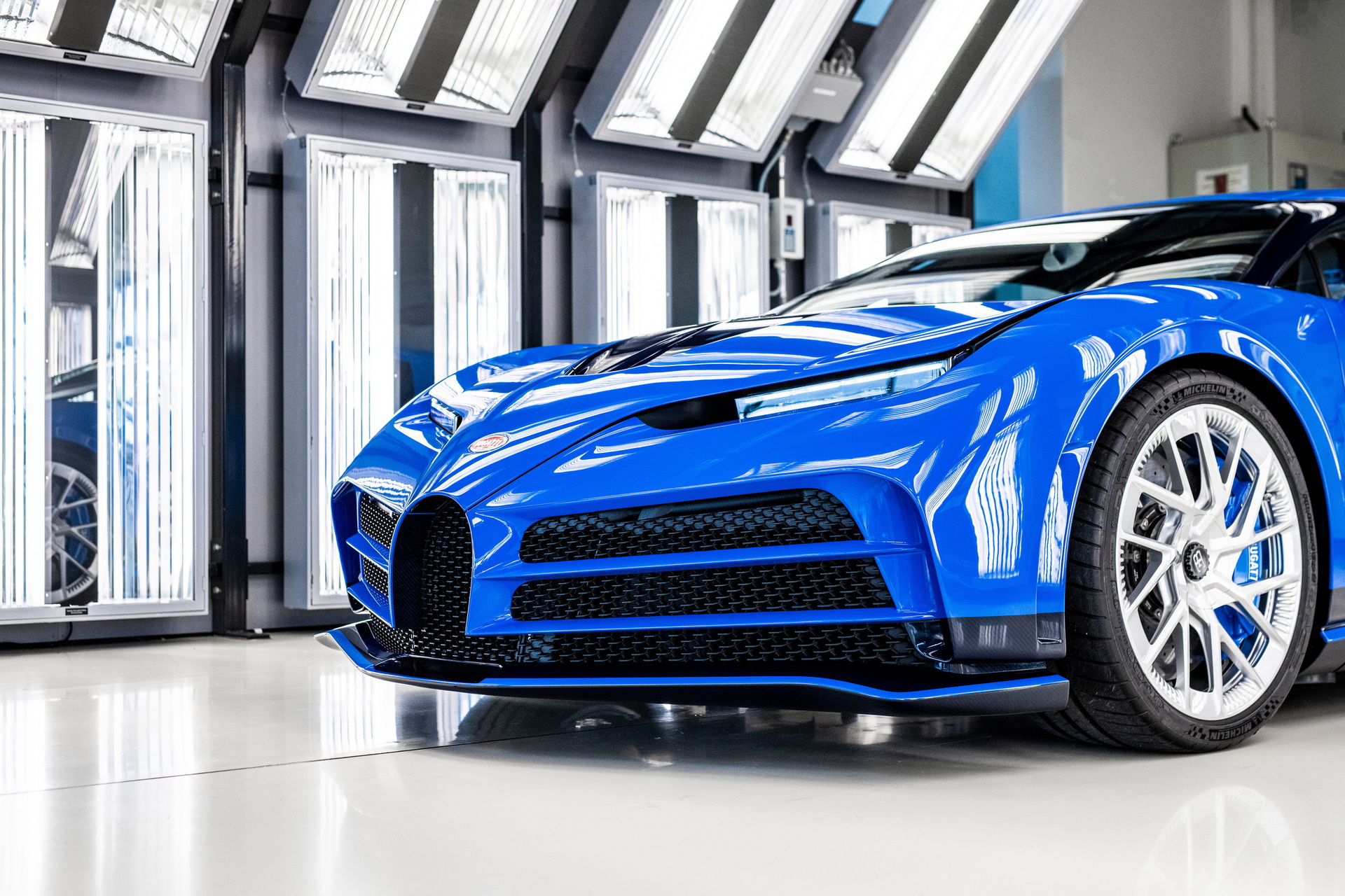 Bugatti Unveils Very First Production Centodieci Finished In EB110 Blue And It Looks Fantastic