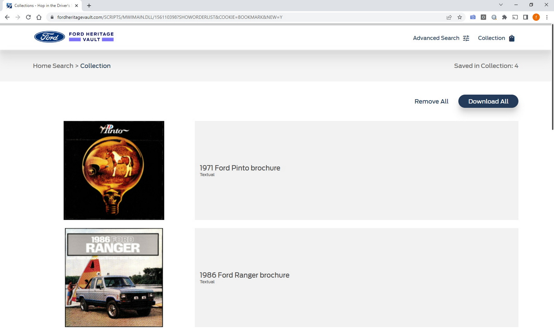 Ford Opens A Century Of Media Offering 5,000 Photos And Brochures From Its Past