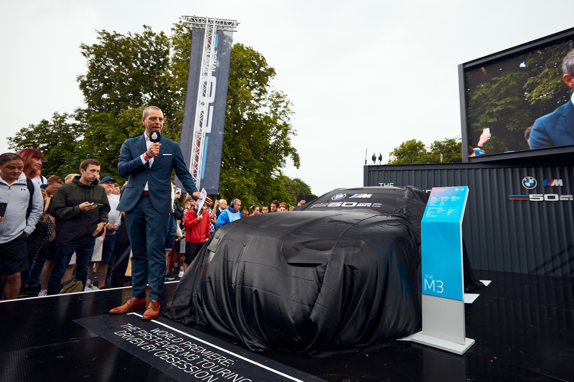 2023 BMW M3 Touring Debuts At Goodwood In Daytona Violet Paint, Watch It Fly Up The Hillclimb