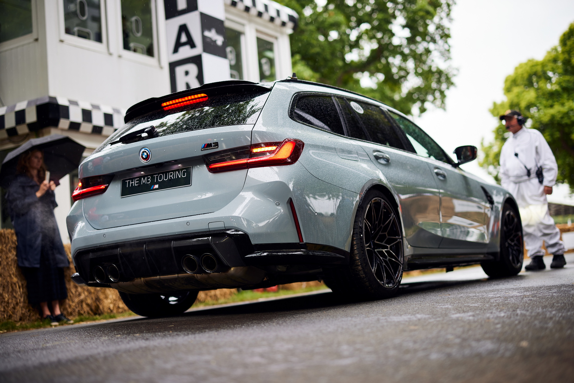 2023 BMW M3 Touring Debuts At Goodwood In Daytona Violet Paint, Watch It Fly Up The Hillclimb