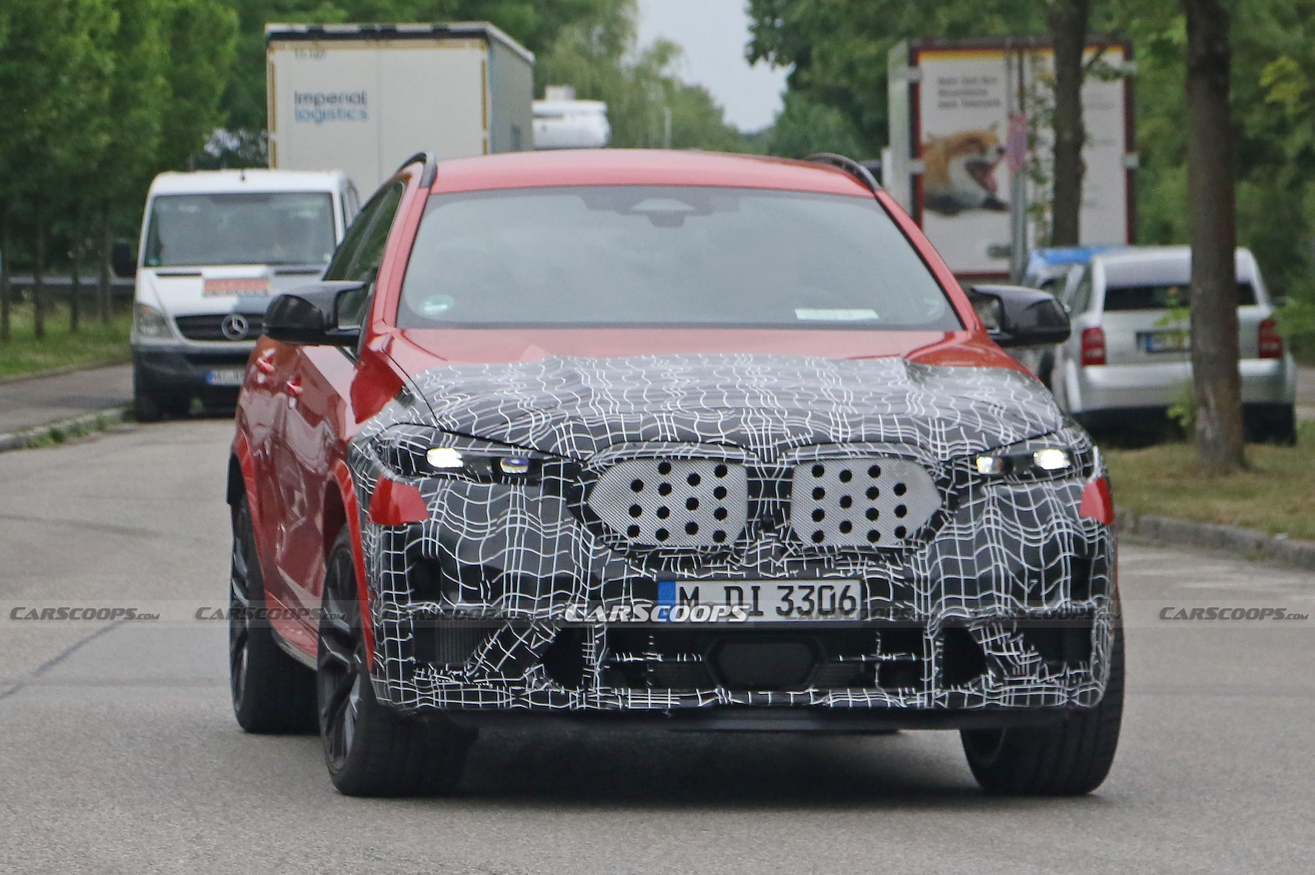 2023 BMW X6 M Prototype Drops Extra Camo, Reveals Hungry Air Intakes