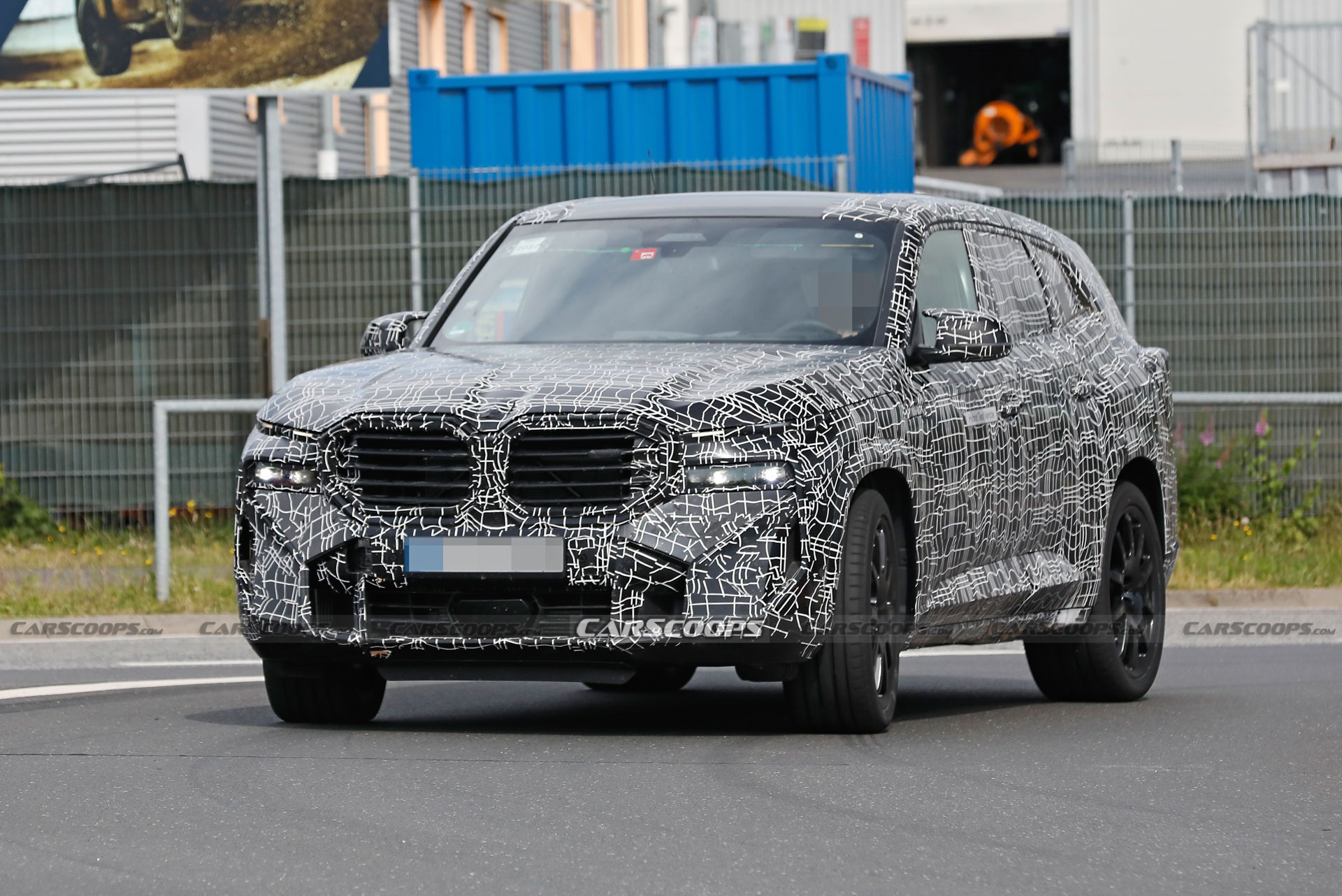 2023 BMW XM Hybrid Reveals A Hint Of Grille During Nürburgring Workout