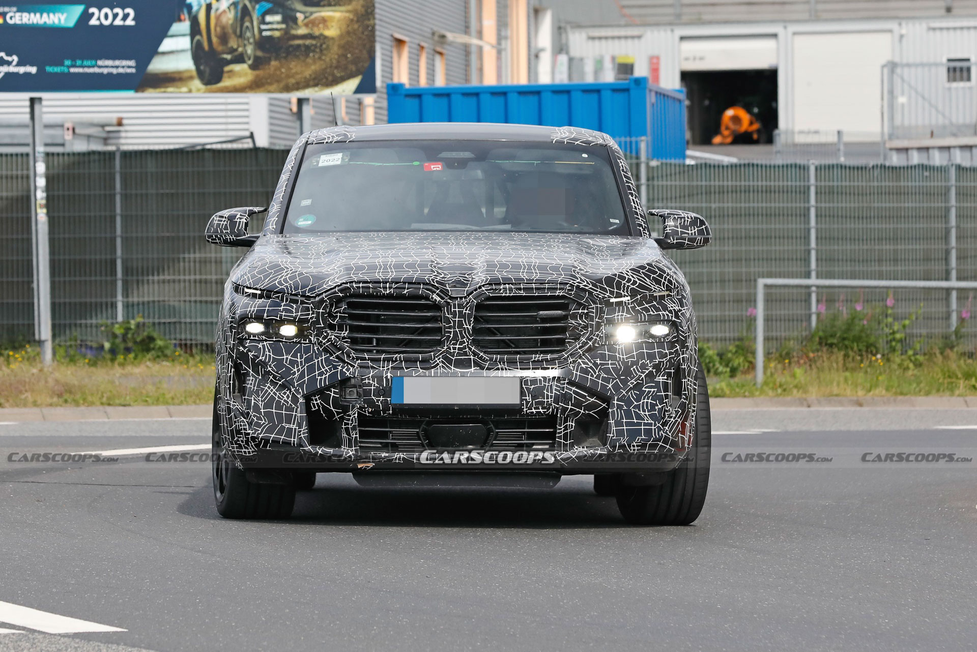 2023 BMW XM Hybrid Reveals A Hint Of Grille During Nürburgring Workout