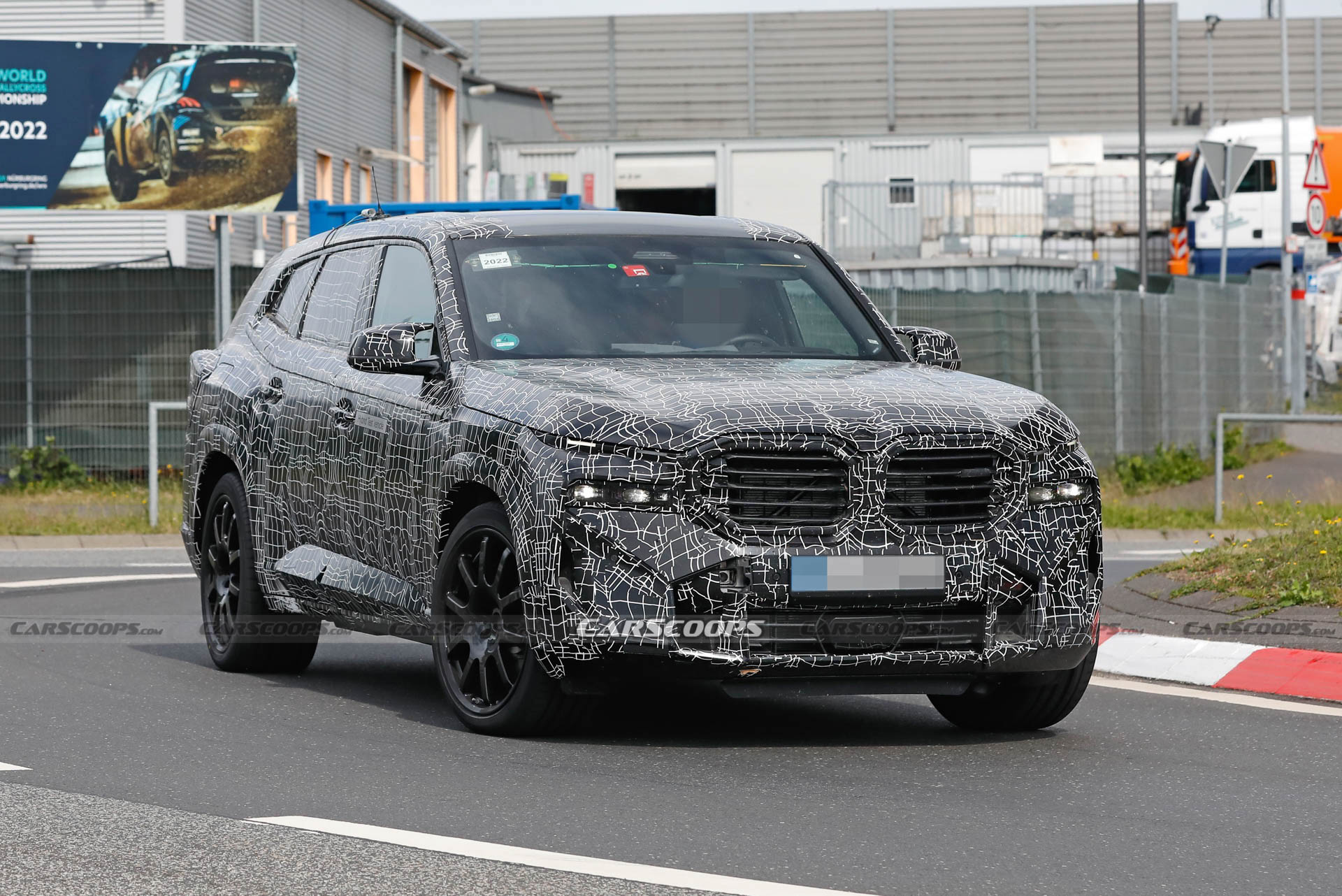 2023 BMW XM Hybrid Reveals A Hint Of Grille During Nürburgring Workout