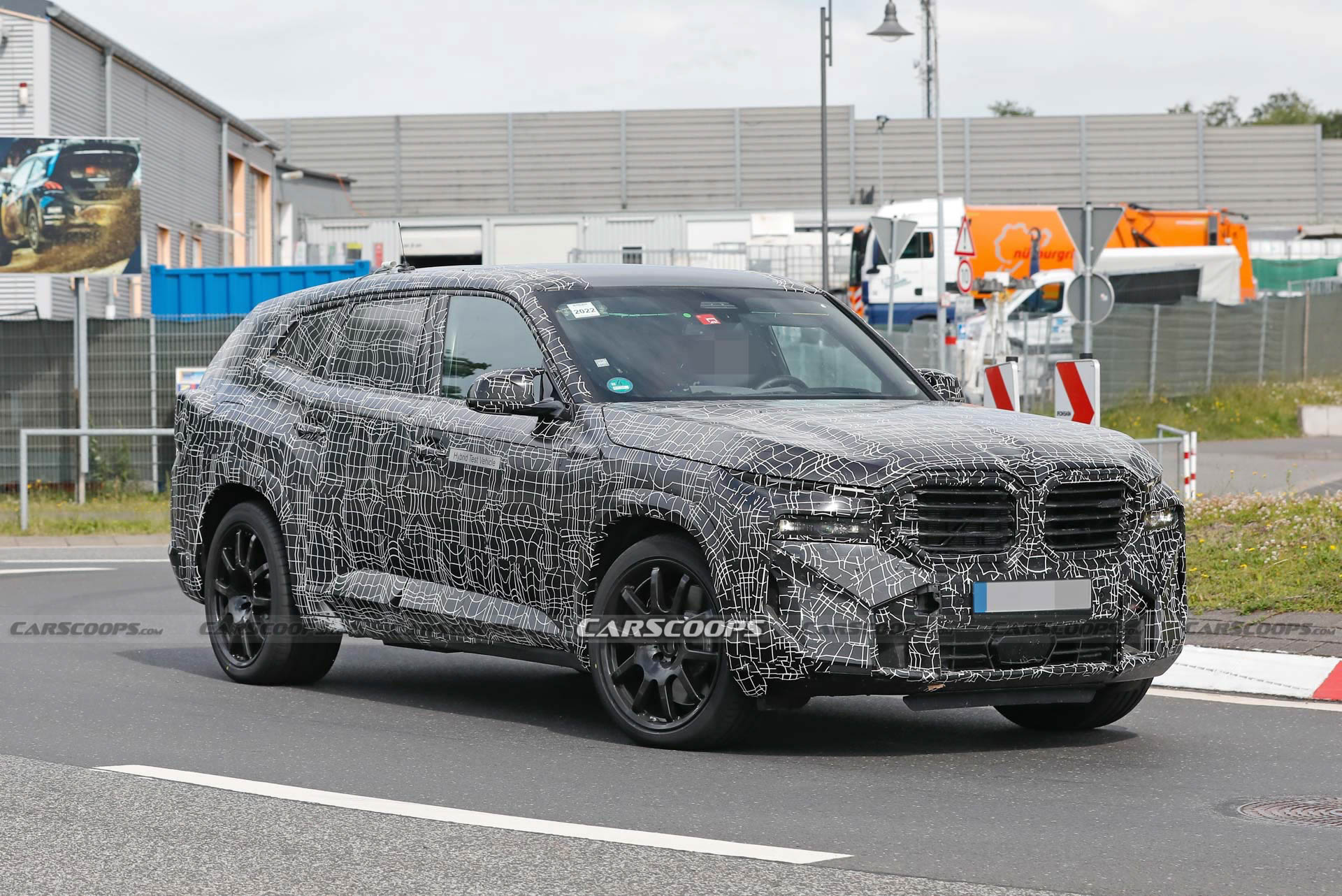 2023 BMW XM Hybrid Reveals A Hint Of Grille During Nürburgring Workout