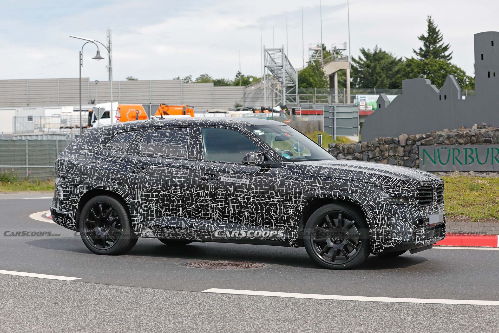 2023 BMW XM Hybrid Reveals A Hint Of Grille During Nürburgring Workout