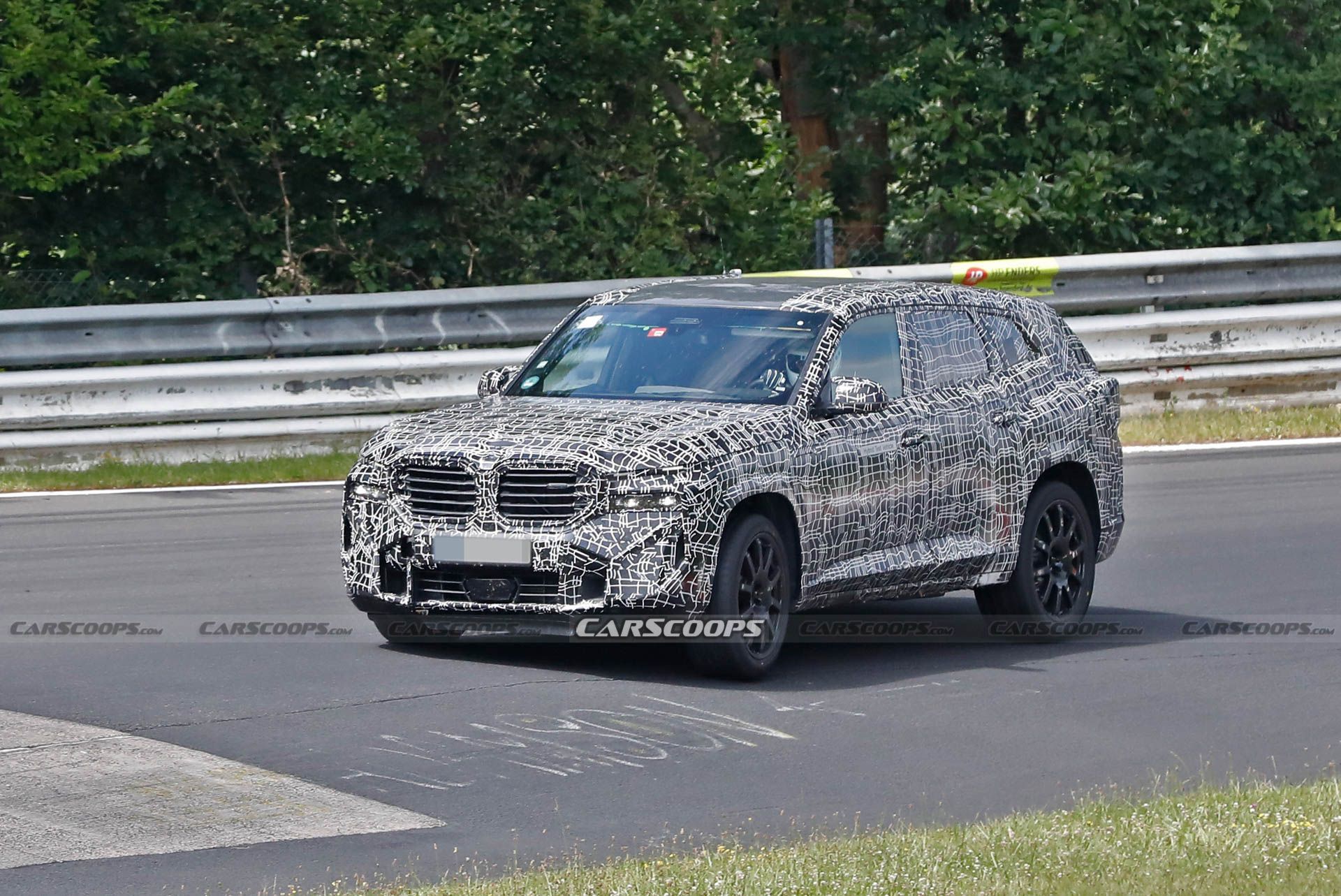 2023 BMW XM Hybrid Reveals A Hint Of Grille During Nürburgring Workout