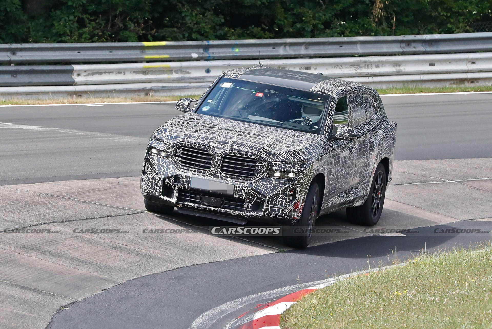 2023 BMW XM Hybrid Reveals A Hint Of Grille During Nürburgring Workout