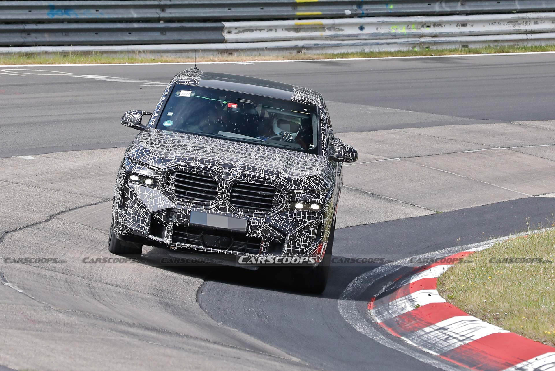 2023 BMW XM Hybrid Reveals A Hint Of Grille During Nürburgring Workout