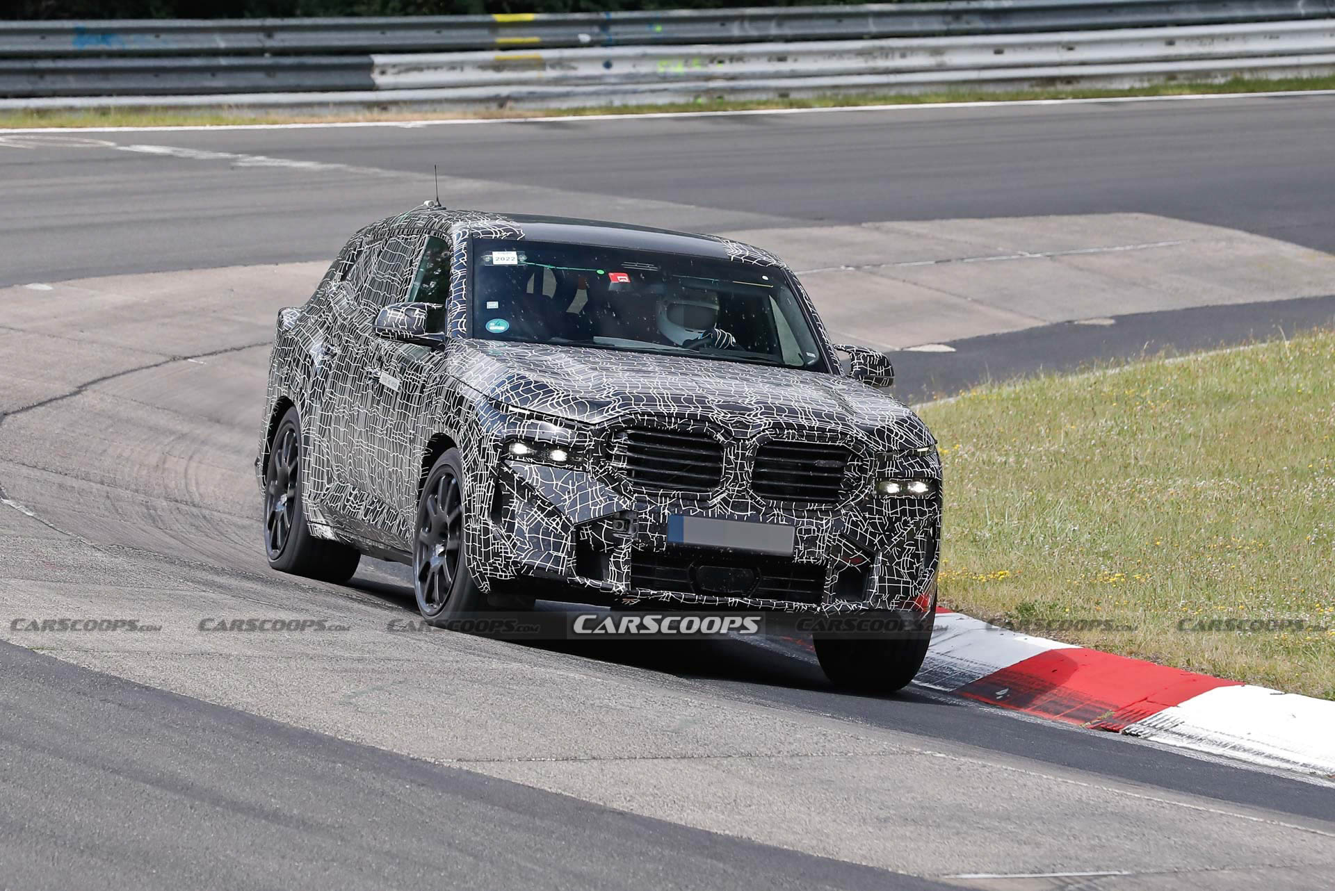 2023 BMW XM Hybrid Reveals A Hint Of Grille During Nürburgring Workout