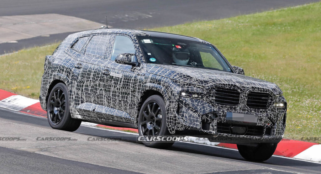  2023 BMW XM Hybrid Reveals A Hint Of Grille During Nürburgring Workout