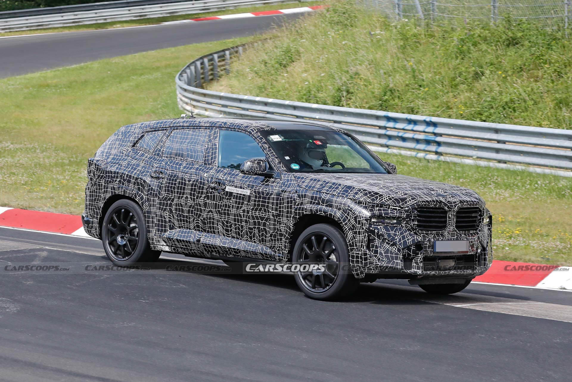 2023 BMW XM Hybrid Reveals A Hint Of Grille During Nürburgring Workout