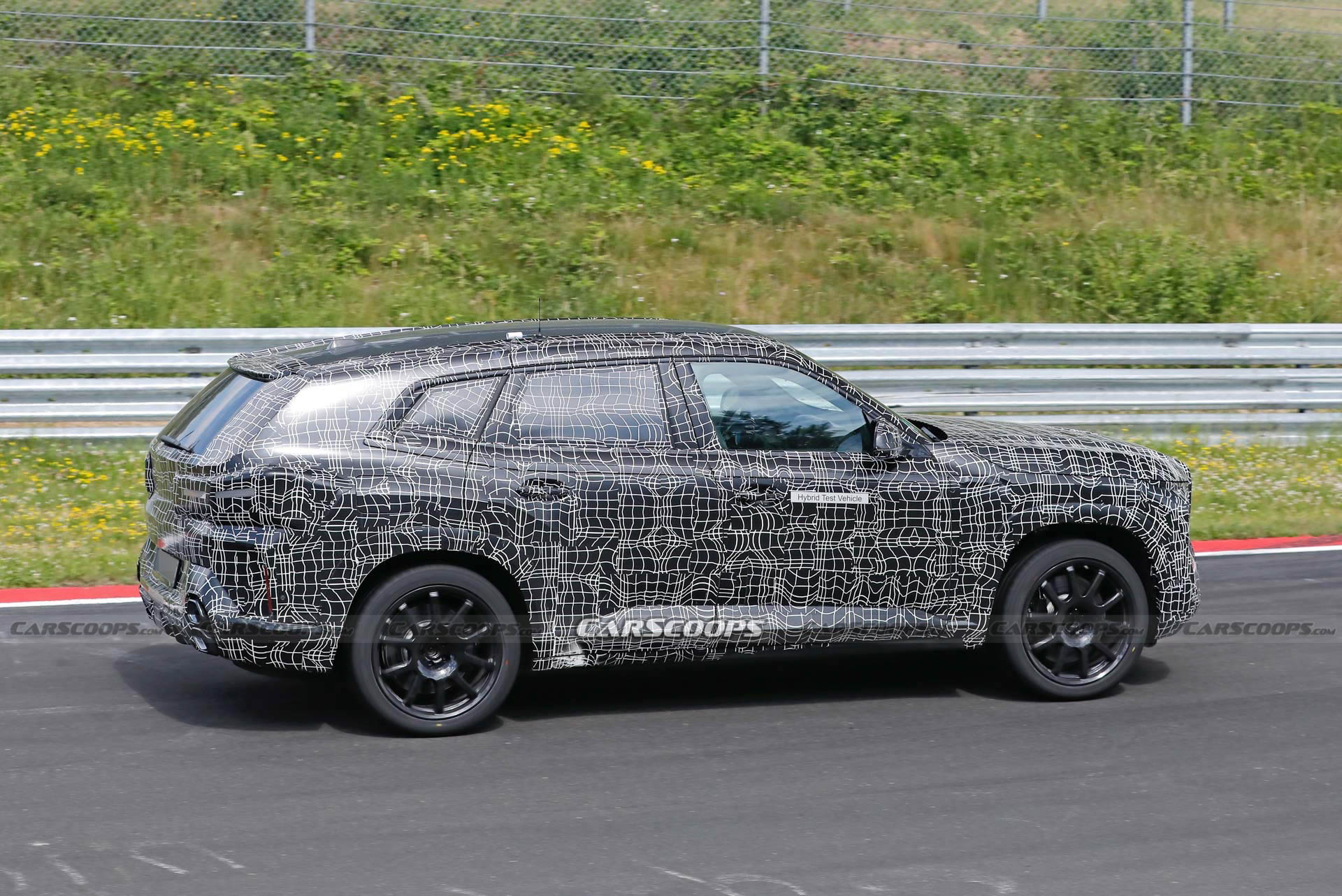 2023 BMW XM Hybrid Reveals A Hint Of Grille During Nürburgring Workout