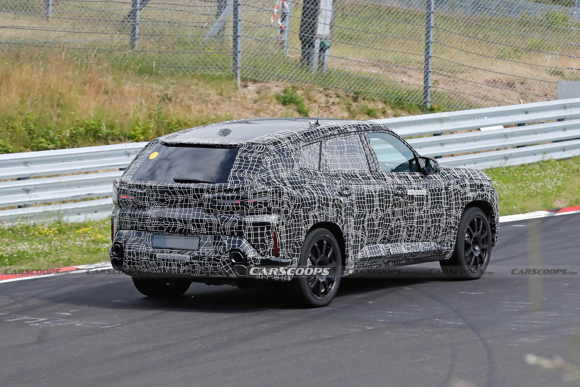 2023 BMW XM Hybrid Reveals A Hint Of Grille During Nürburgring Workout