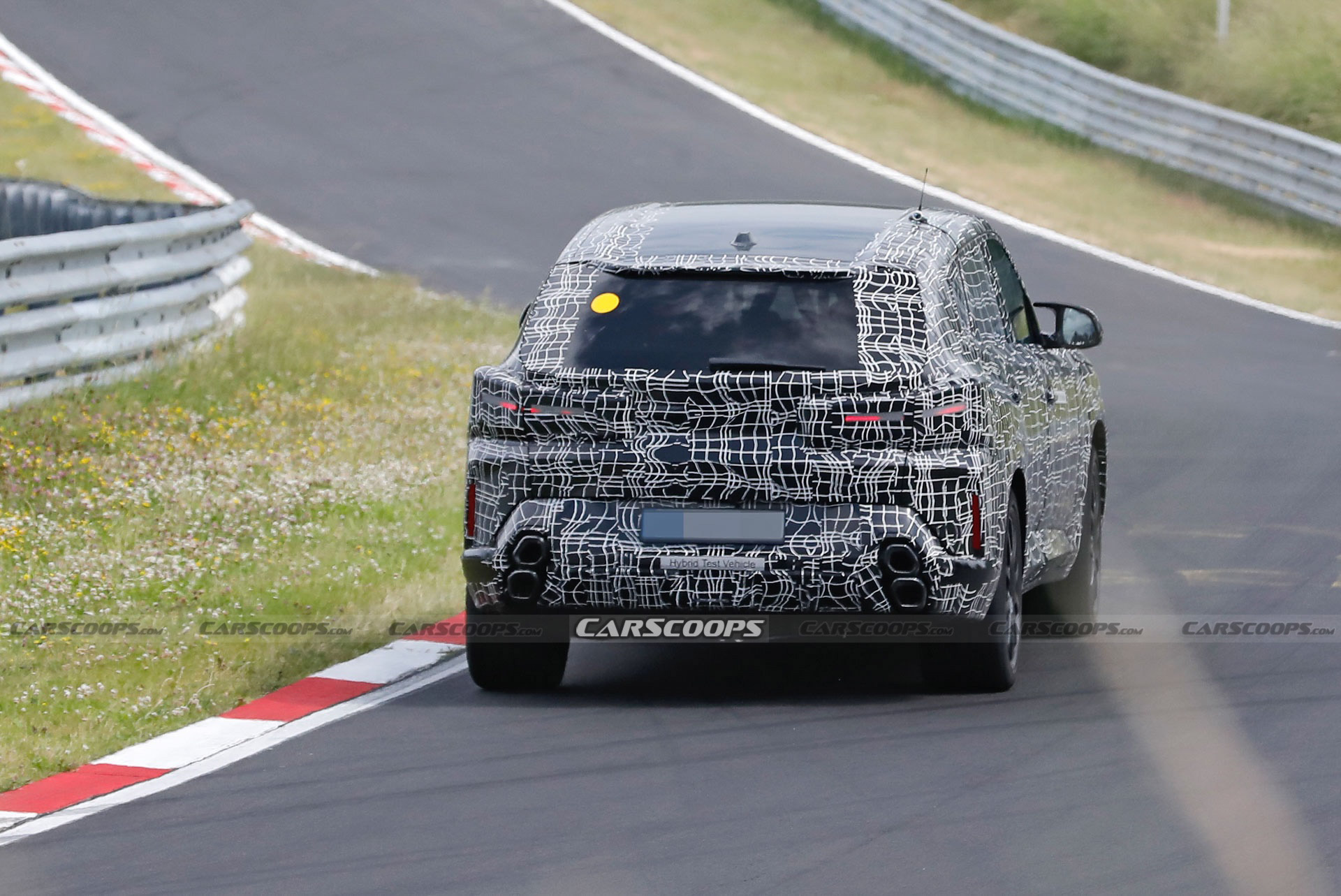 2023 BMW XM Hybrid Reveals A Hint Of Grille During Nürburgring Workout