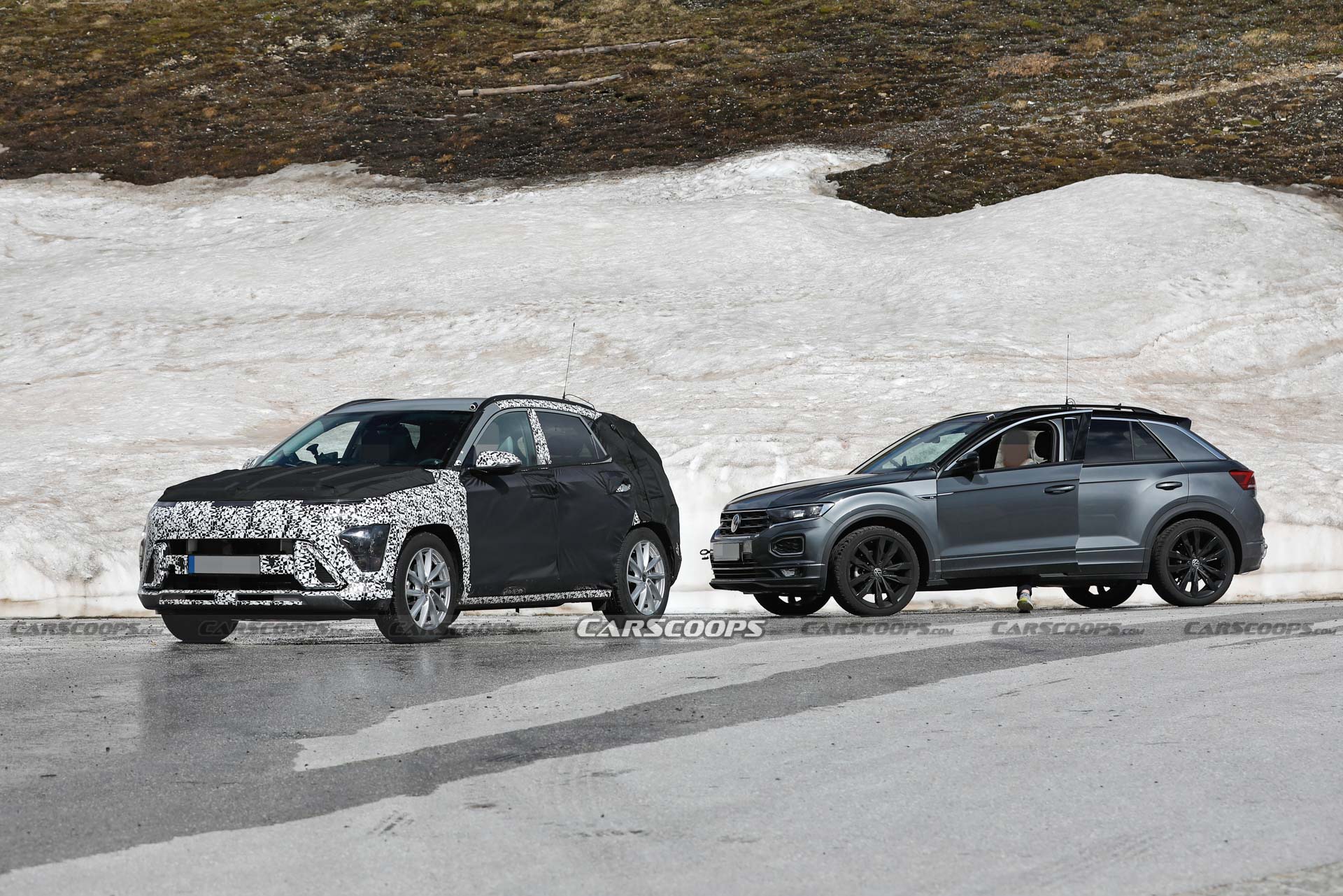 2024 Hyundai Kona Peels Off Some Disguise To Reveal Full-Width Light Bar