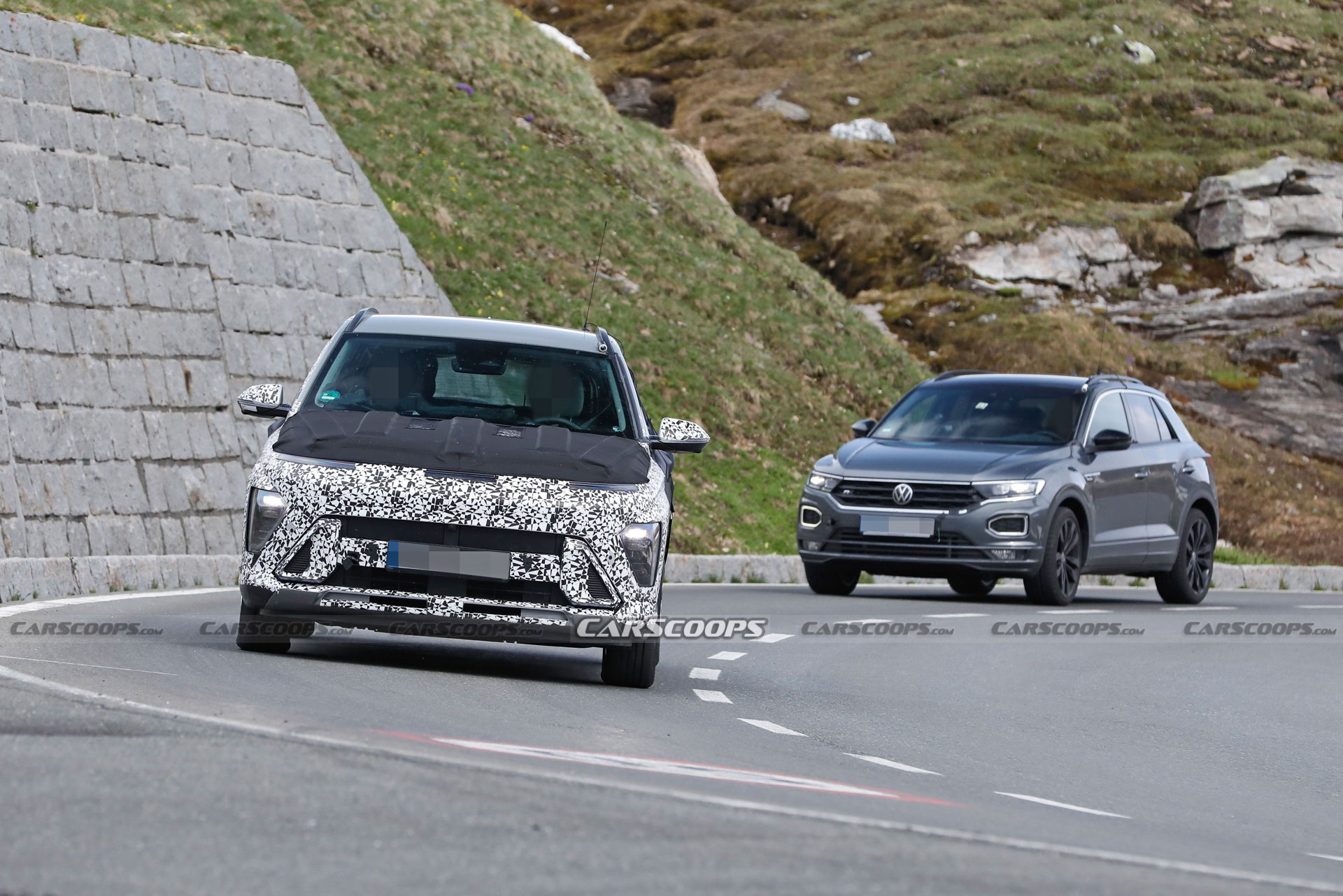 2024 Hyundai Kona Peels Off Some Disguise To Reveal Full-Width Light Bar