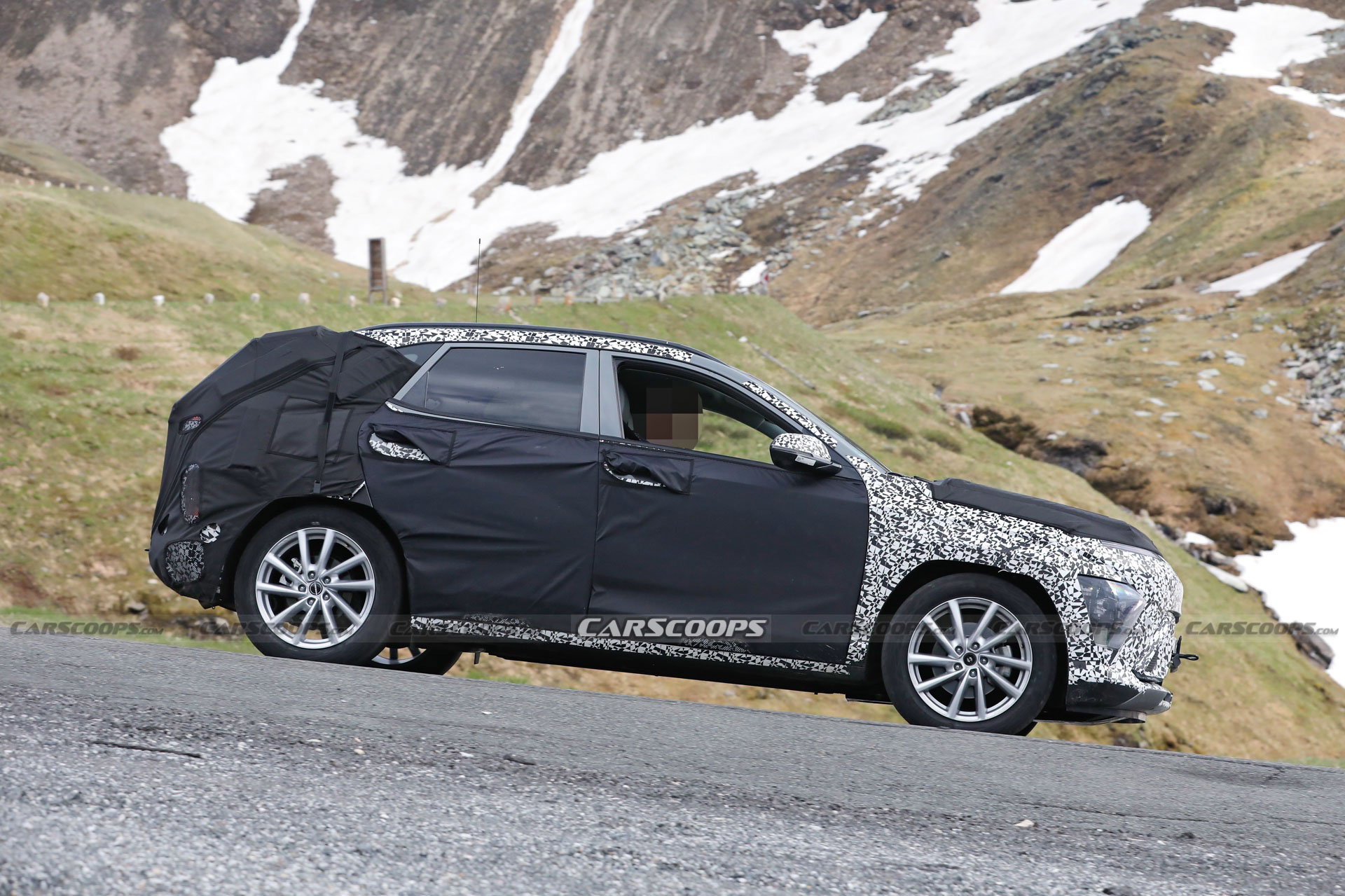 2024 Hyundai Kona Peels Off Some Disguise To Reveal Full-Width Light Bar